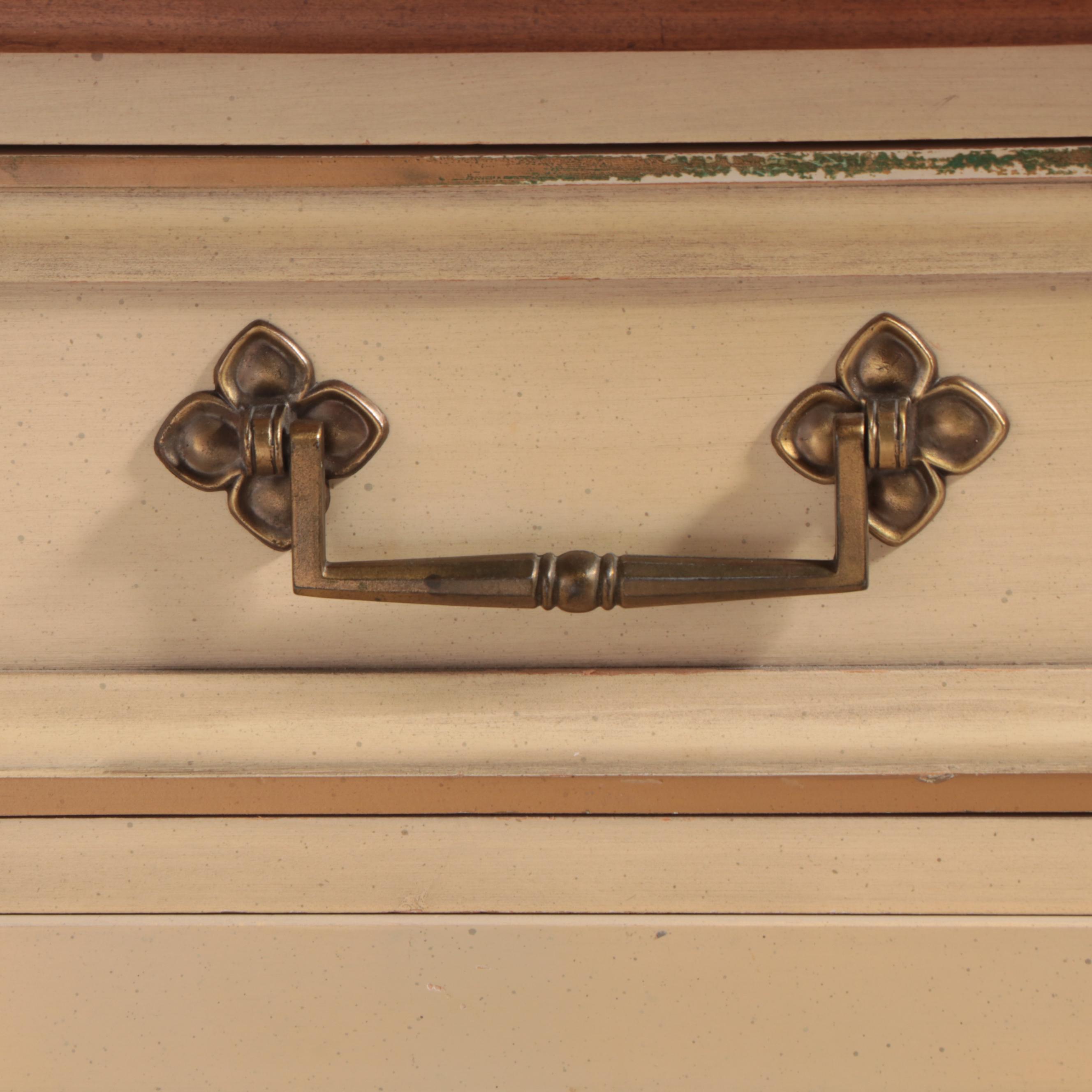 Drexel "Firenze Custom" Italian Neoclassical Style Painted Wood Dresser, 1960s