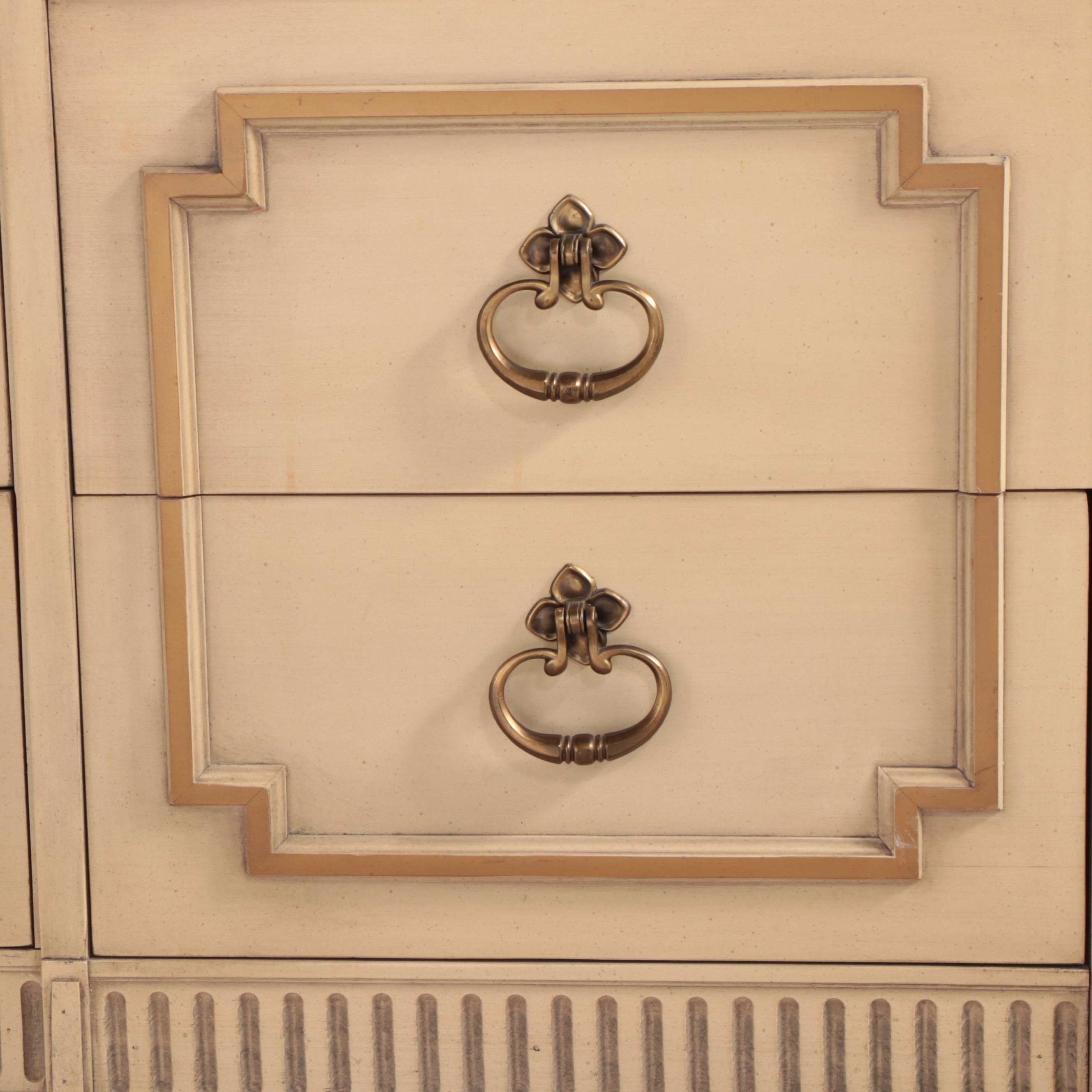 Drexel "Firenze Custom" Italian Neoclassical Style Painted Wood Dresser, 1960s