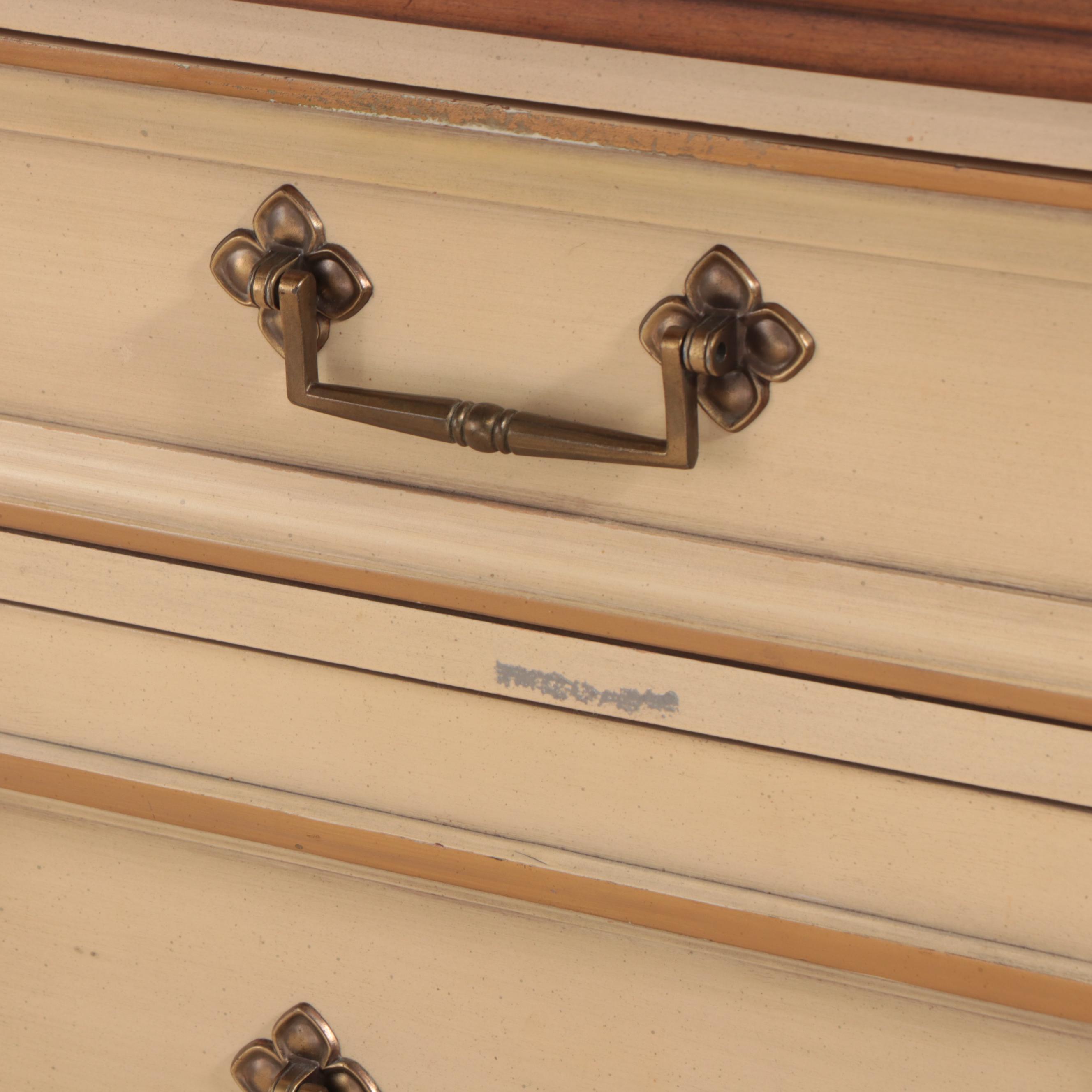 Drexel "Firenze Custom" Italian Neoclassical Style Painted Wood Dresser, 1960s