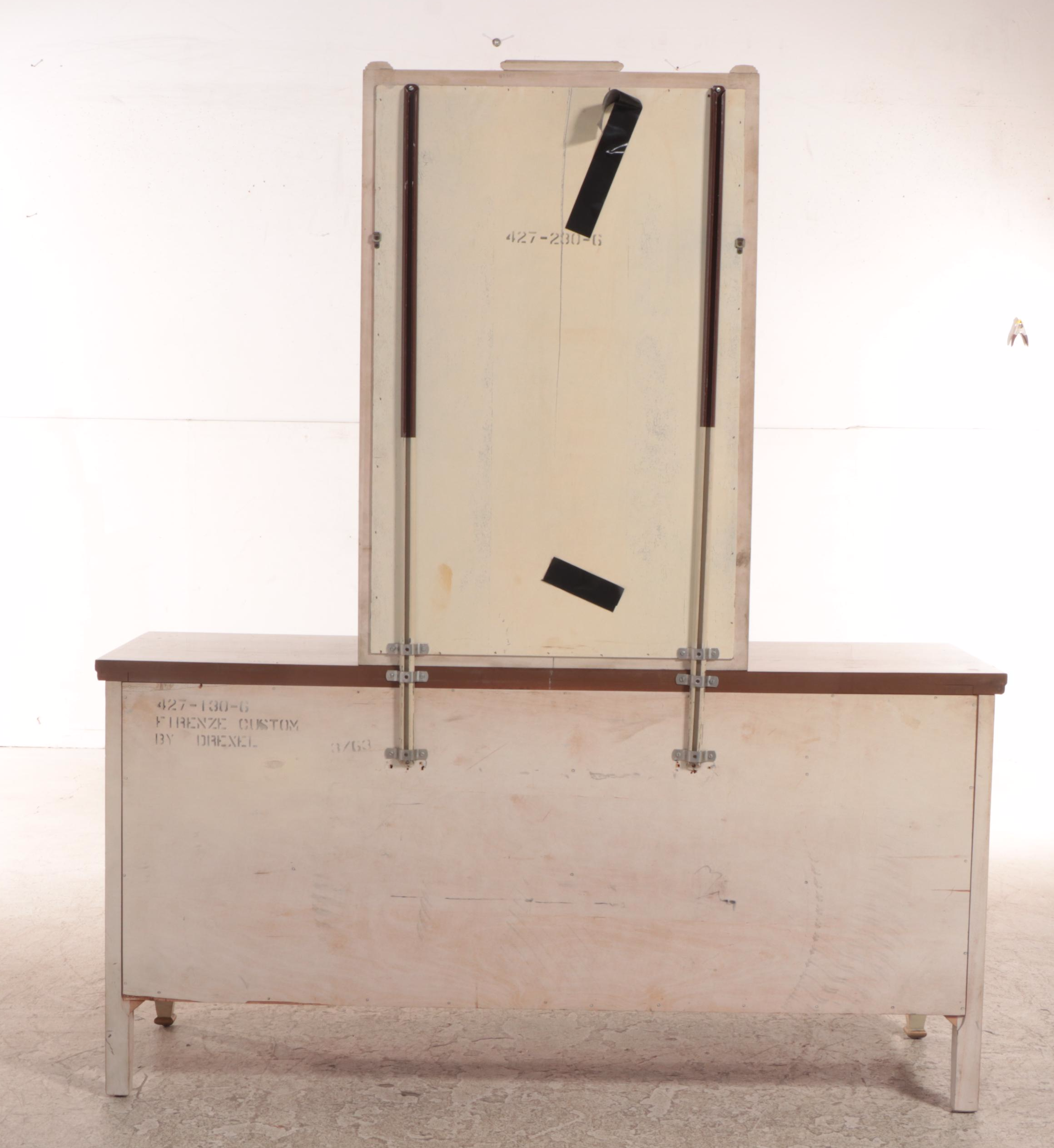 Drexel "Firenze Custom" Italian Neoclassical Style Painted Wood Dresser, 1960s