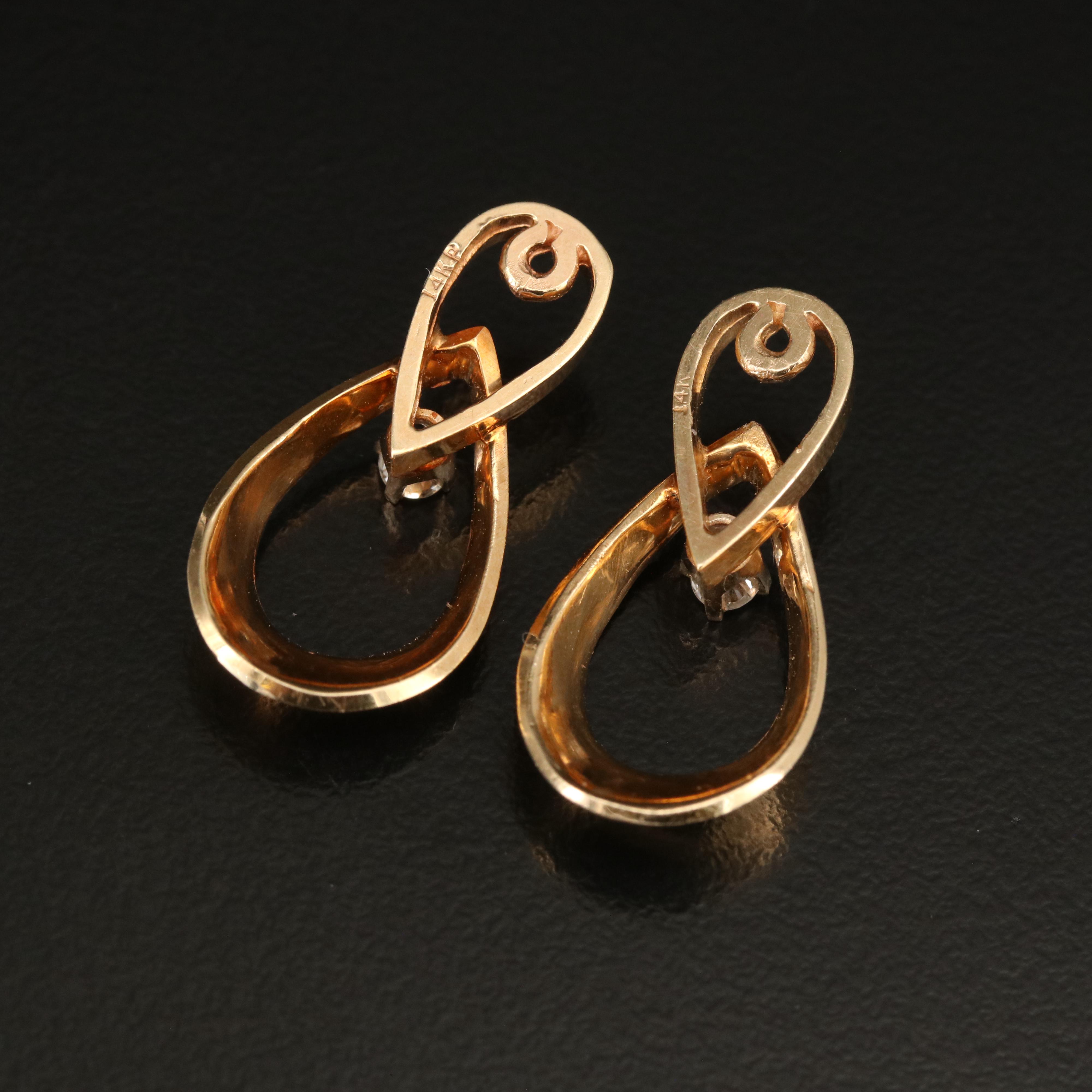 14K 0.20 CTW Diamond Earring Enhancers