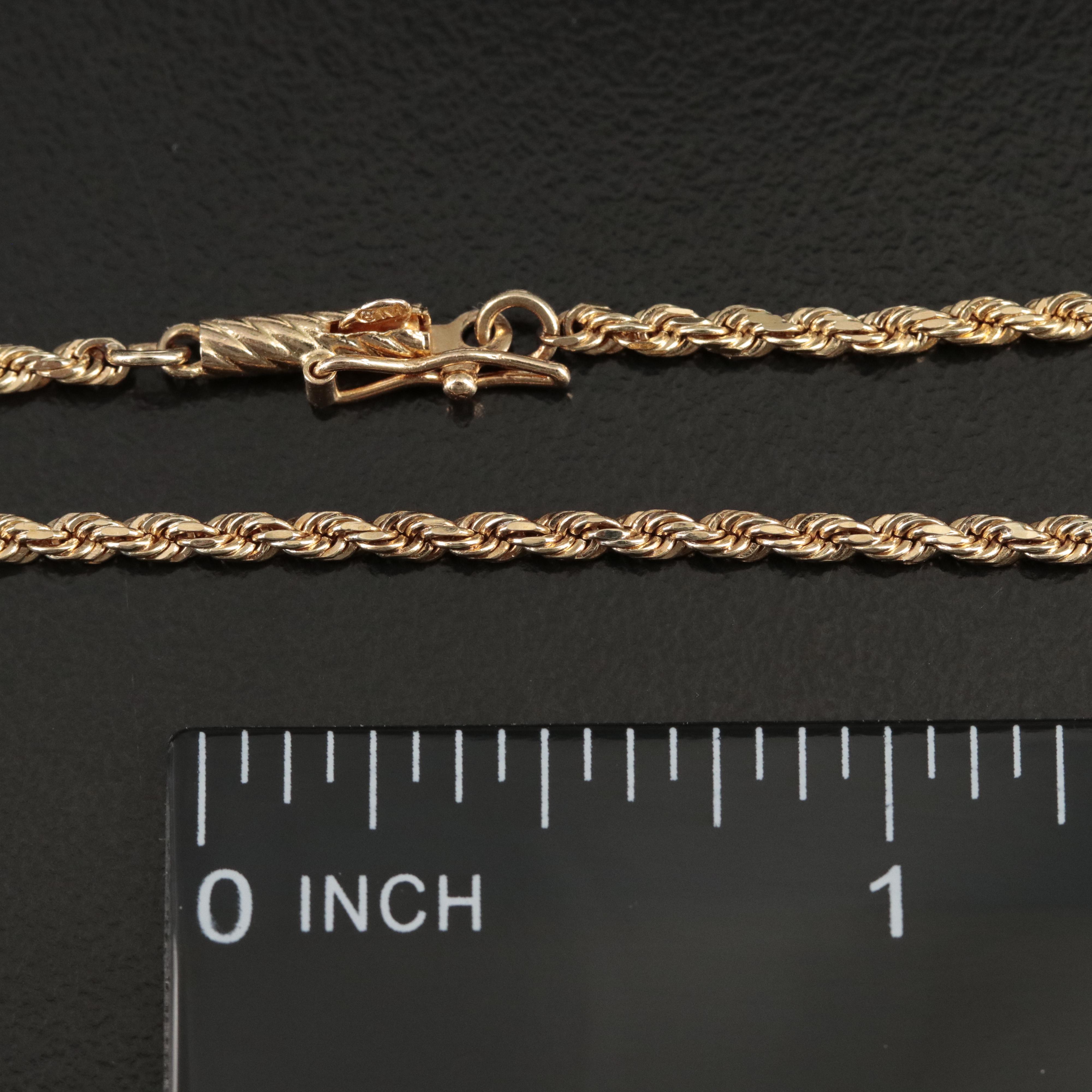 14K Rope Chain