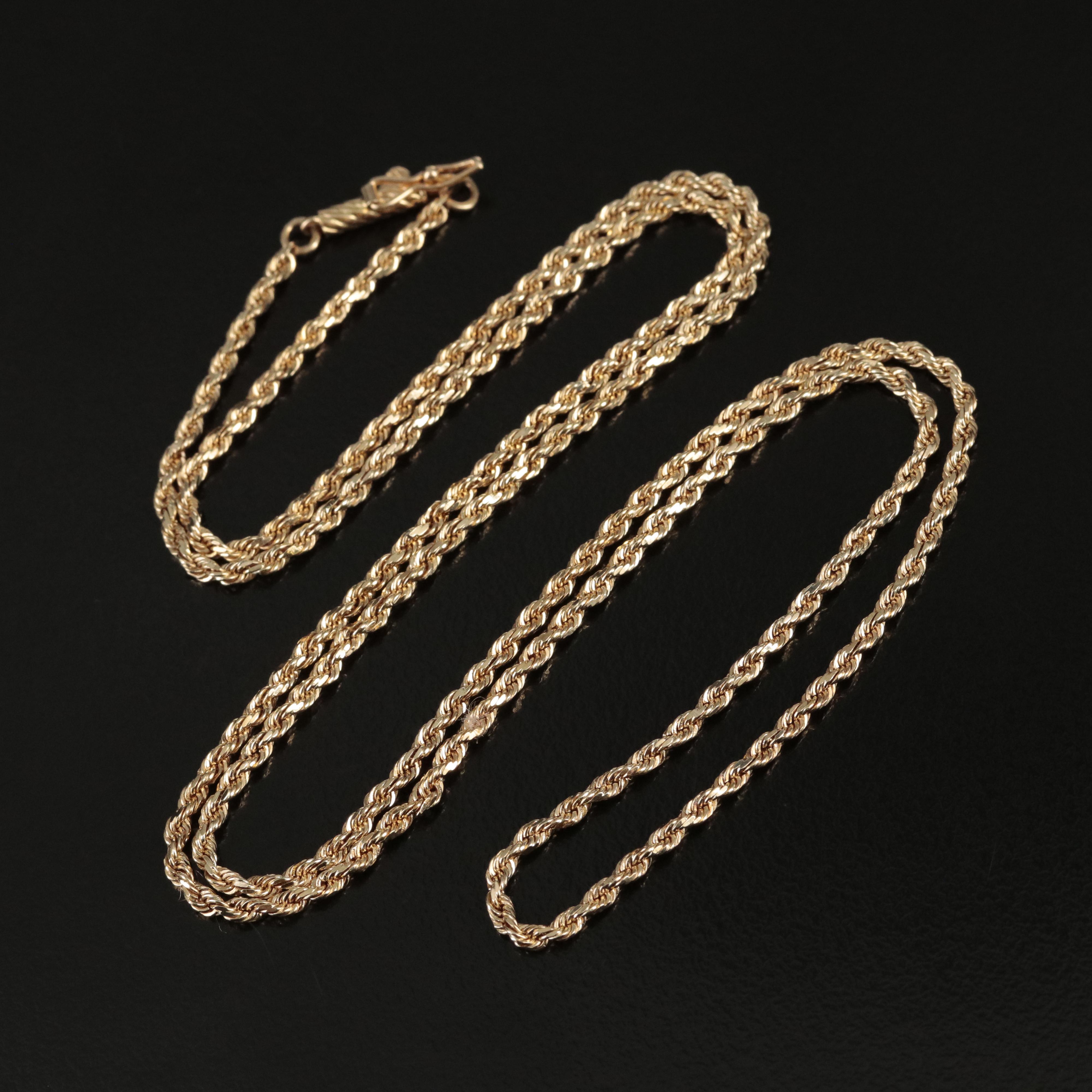 14K Rope Chain