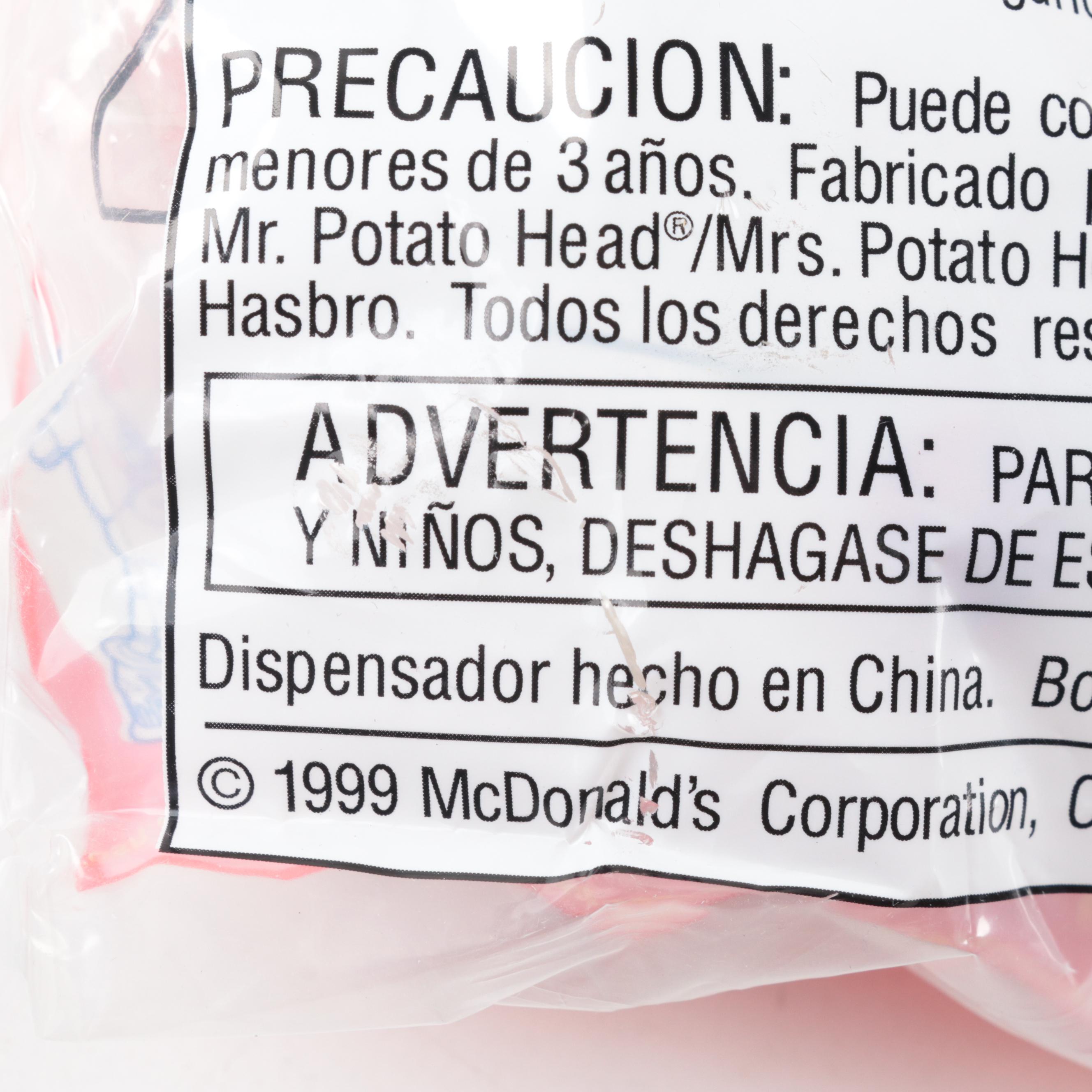 McDonald's Toy Story 2 Candy Dispensers Including Buzz Lightyear, Rex and More