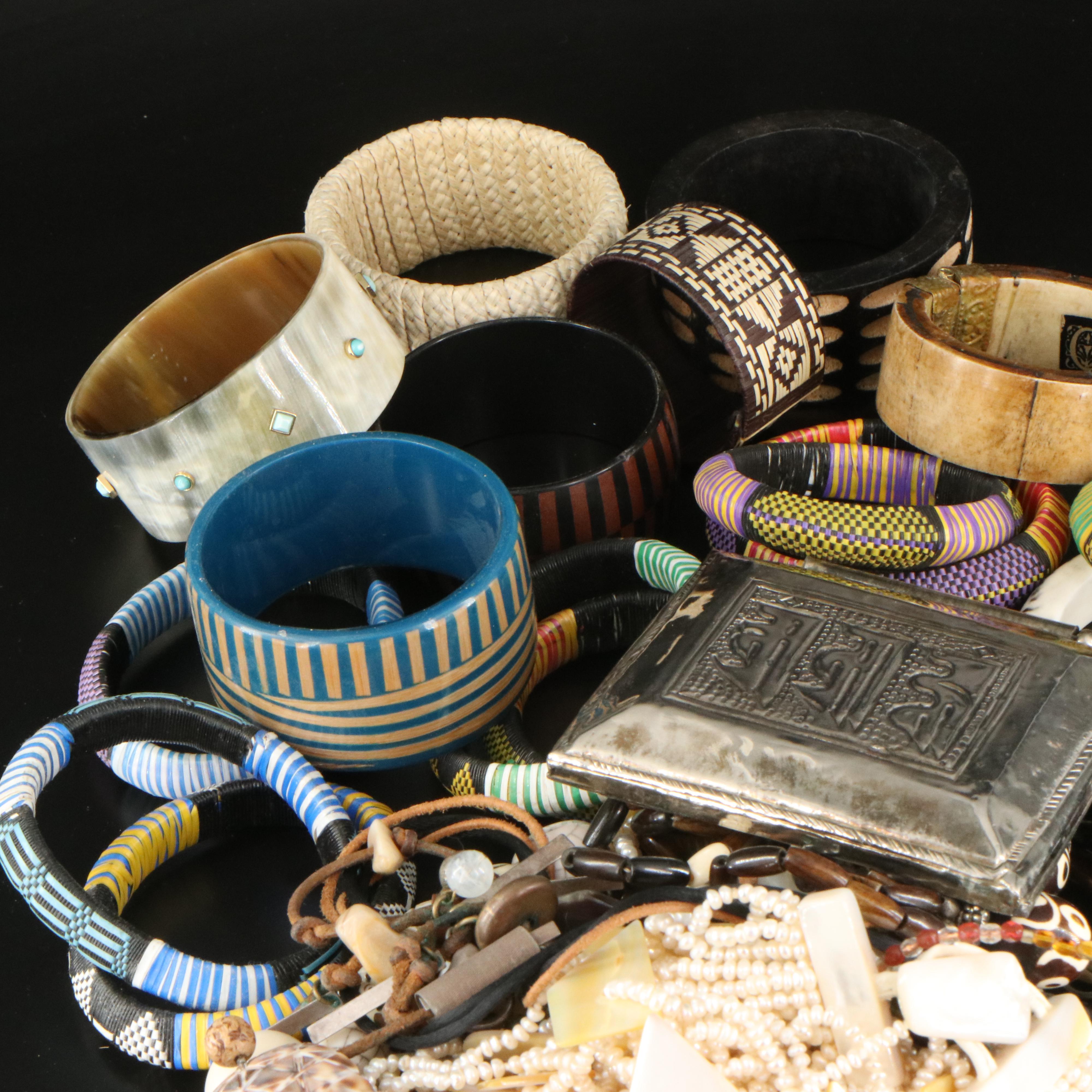 Horn, Bone, Sterling and Peyote Bird Featured in Jewelry Collection