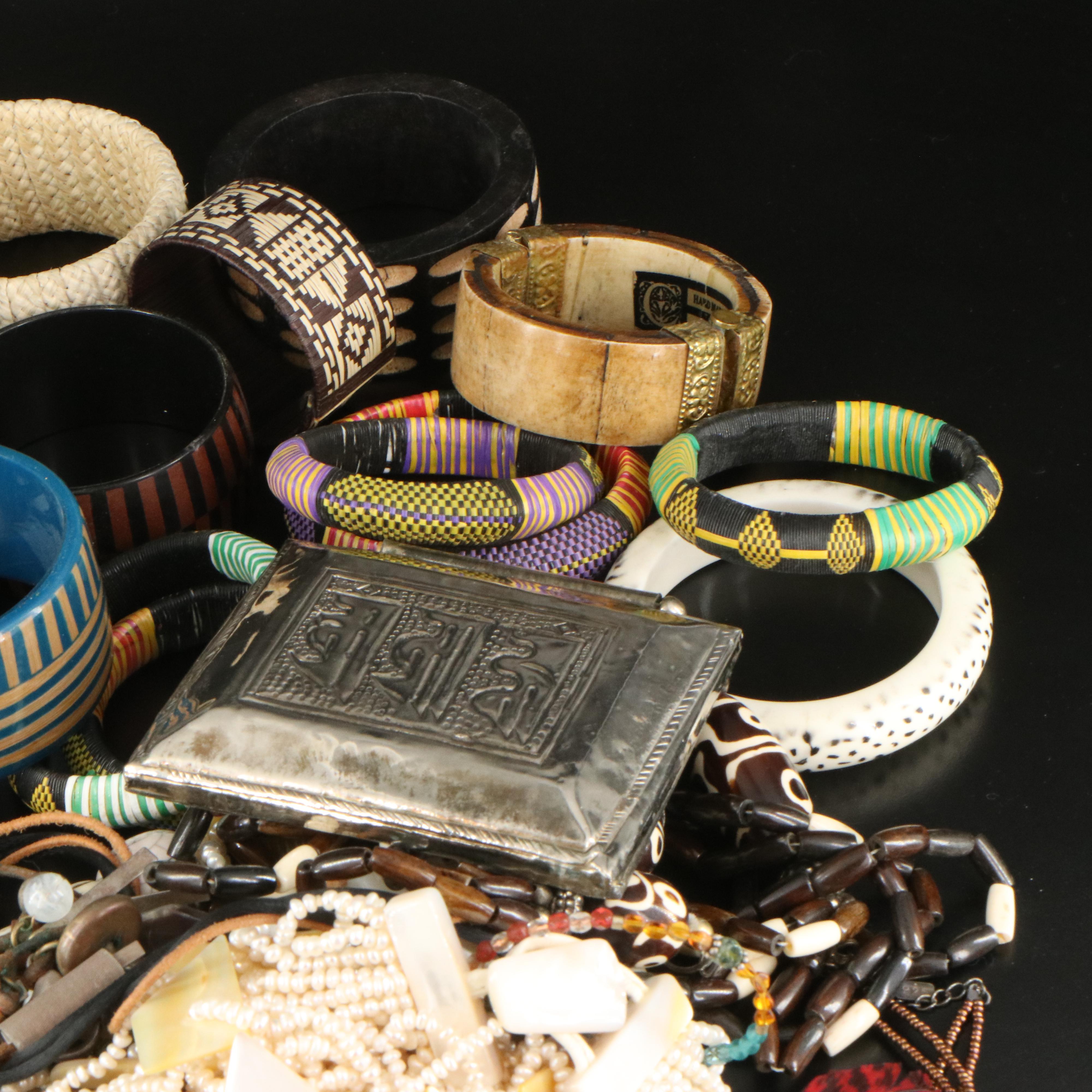 Horn, Bone, Sterling and Peyote Bird Featured in Jewelry Collection