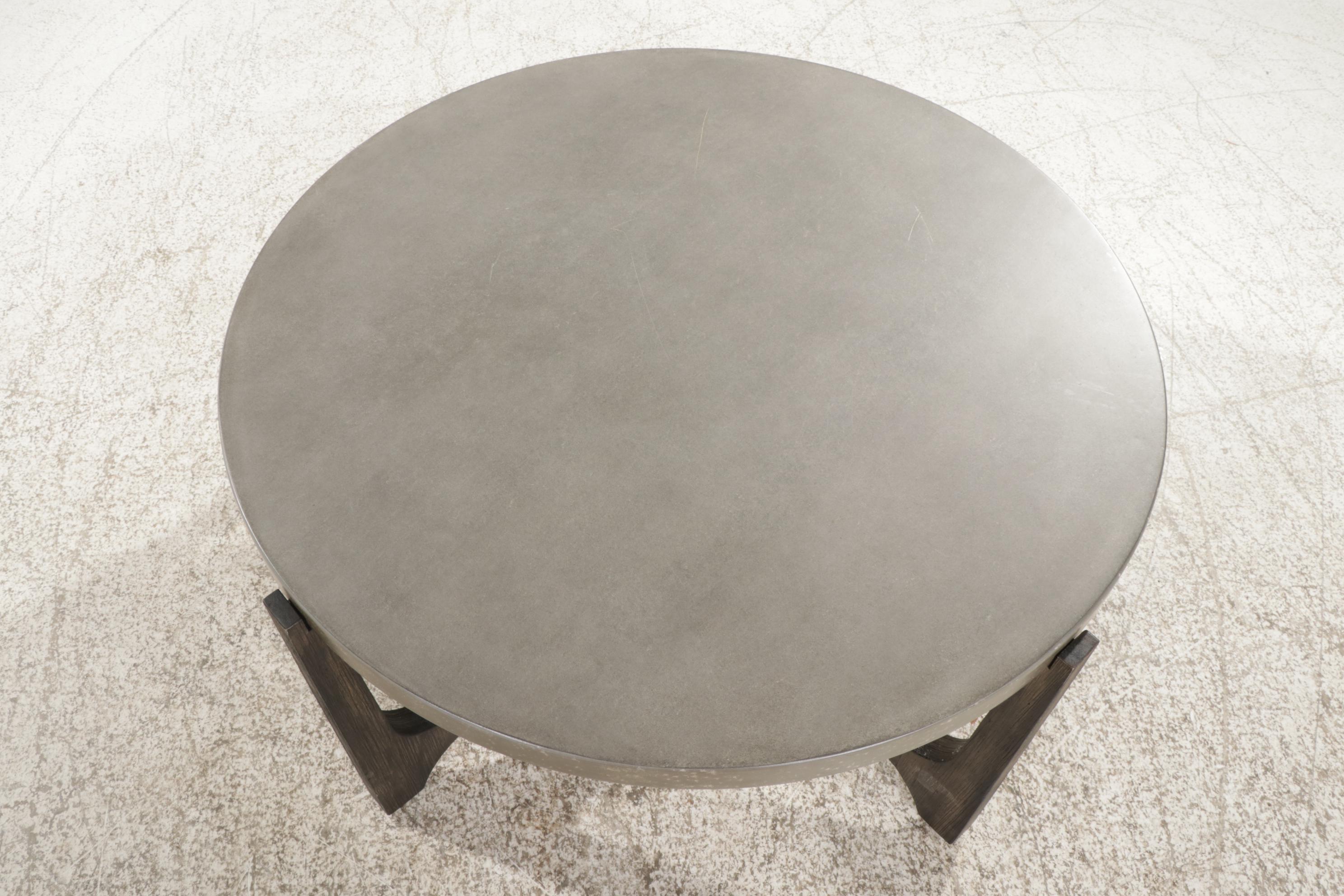 Liberty Furniture "Cascade Collection" Wood and Faux Stone Cocktail Table