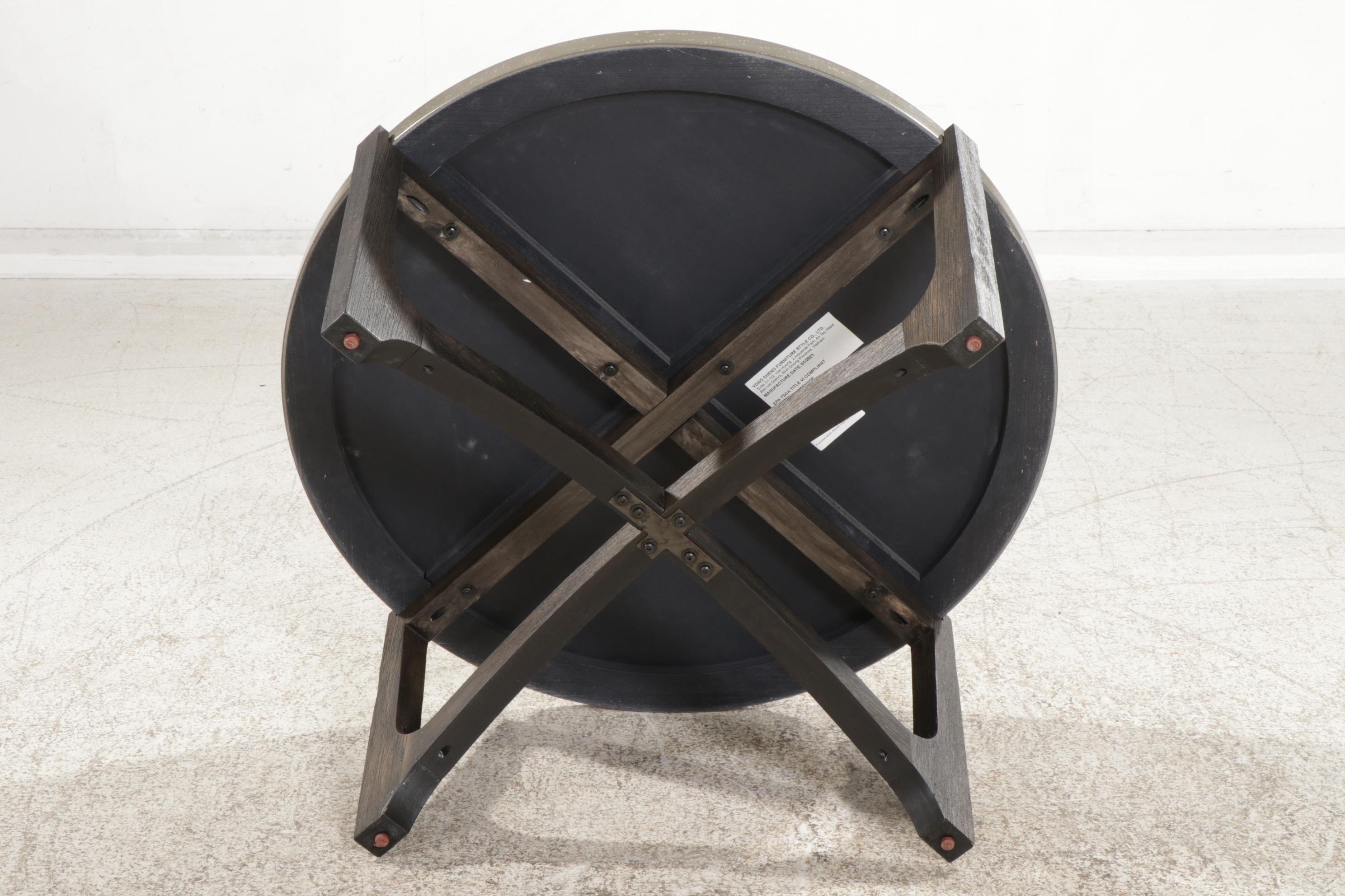 Liberty Furniture "Cascade Collection" Wood and Faux Stone Cocktail Table