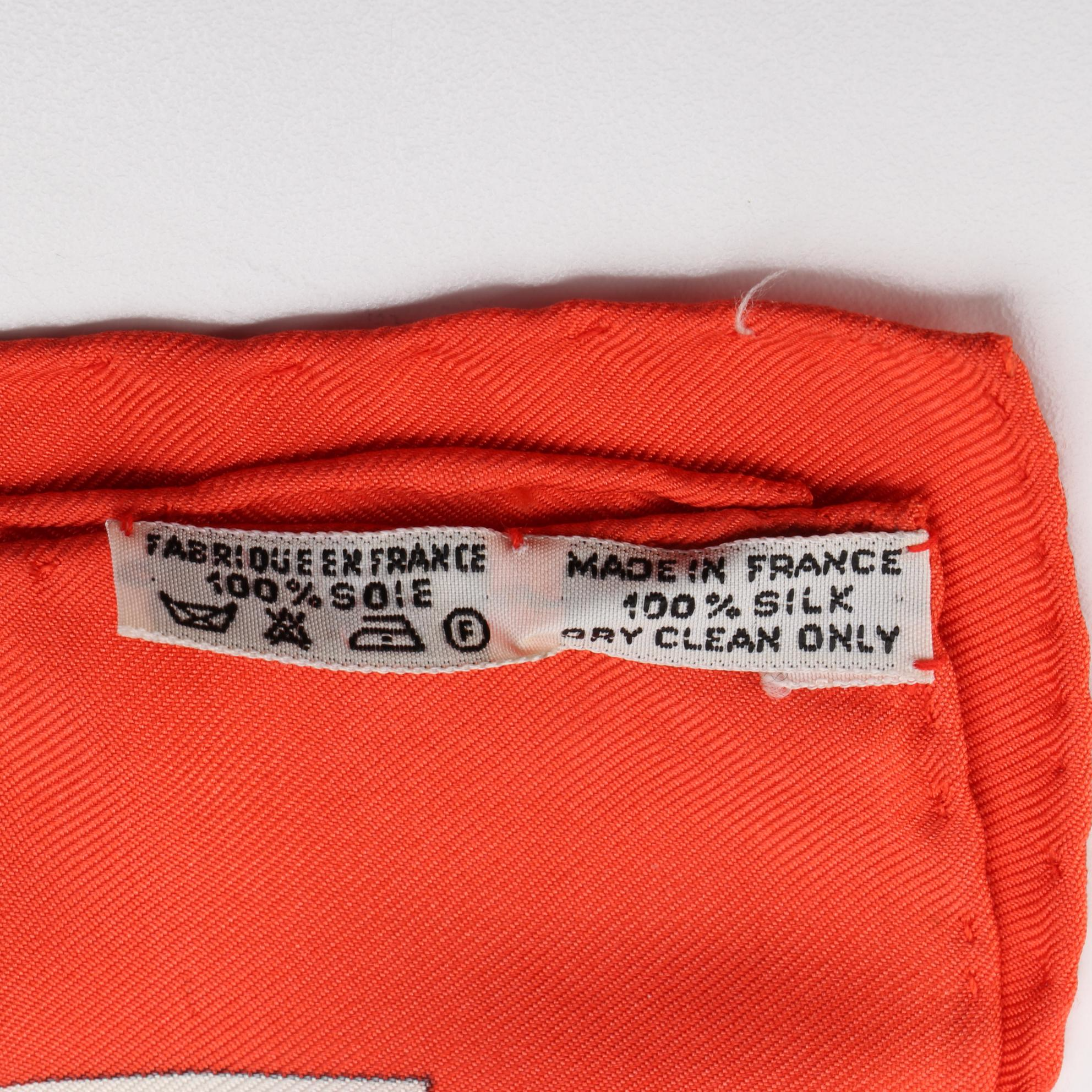 Hermès "Cliquetis" Scarf 90 in Silk Twill