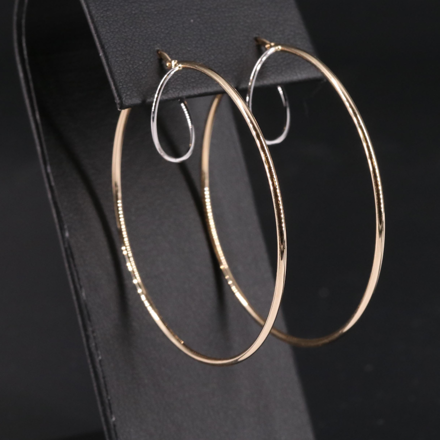 14K Hoop Earrings