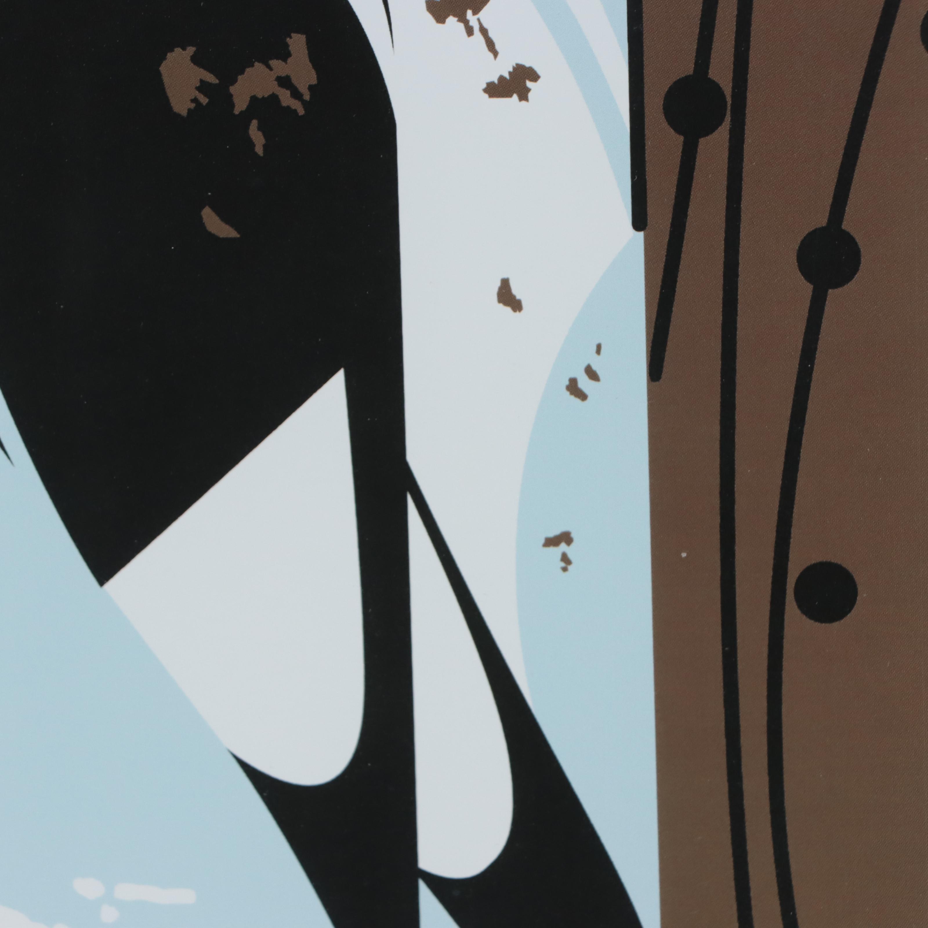 Offset Lithograph After Charley Harper "Headbanger," Late 20th Century