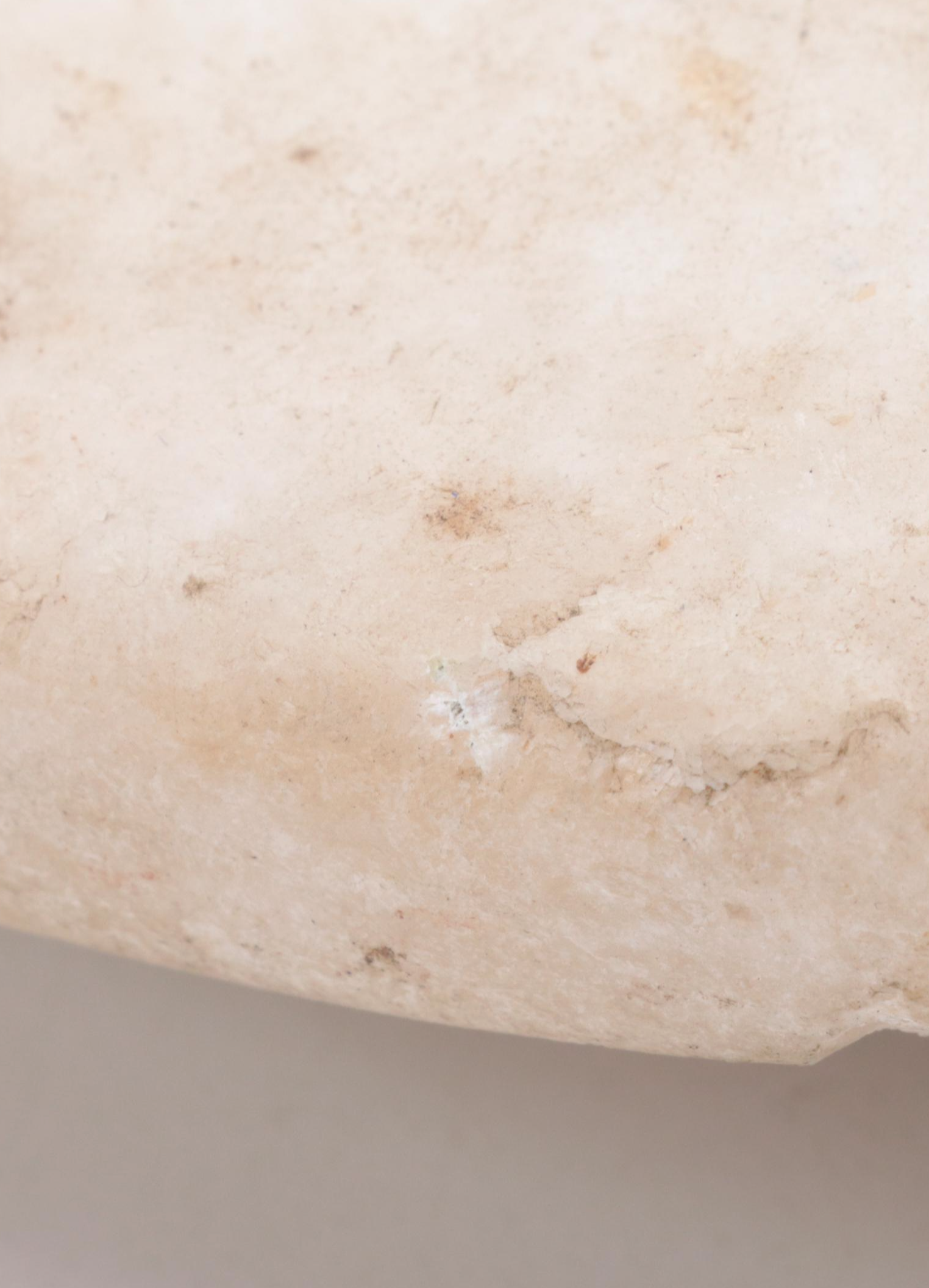 Indian Marble Chipati Bread Dough Plate, 19th Century