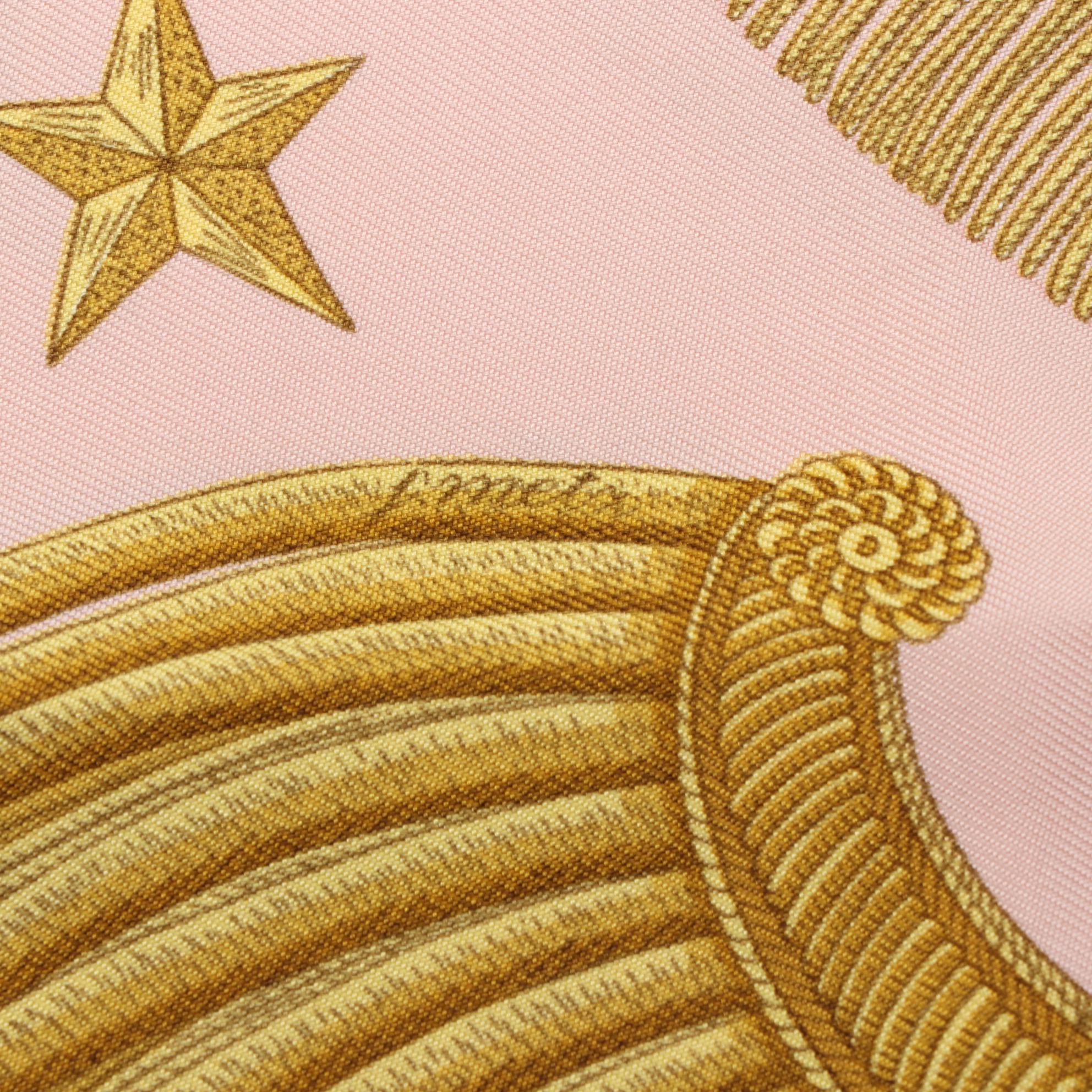 Hermès "Poste et Cavalerie" Scarf 90 in Silk Twill