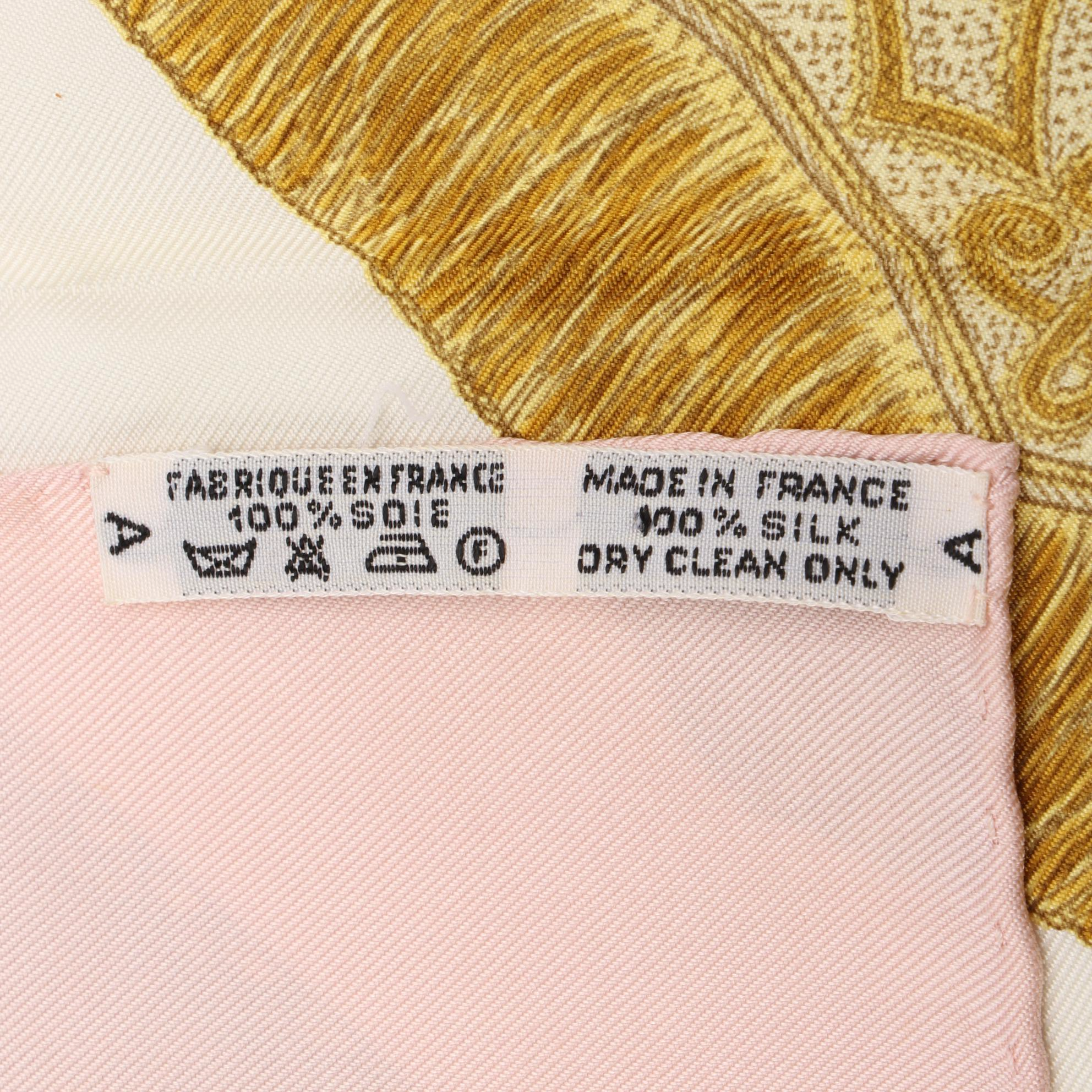 Hermès "Poste et Cavalerie" Scarf 90 in Silk Twill