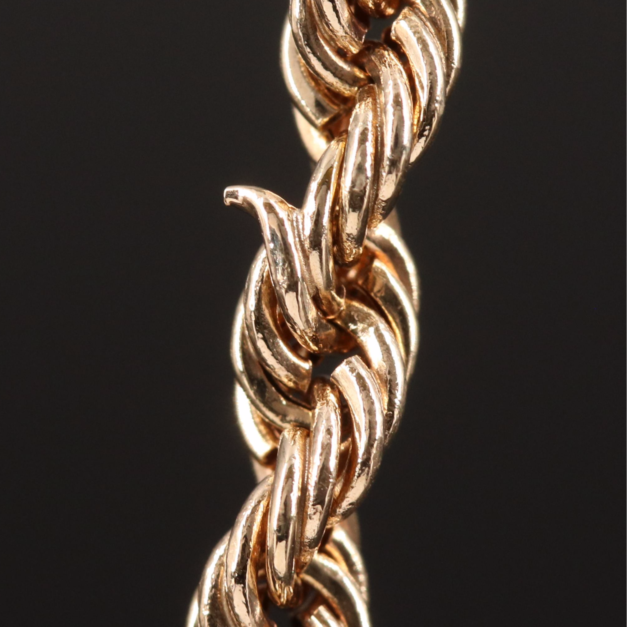 14K Rope Chain Necklace