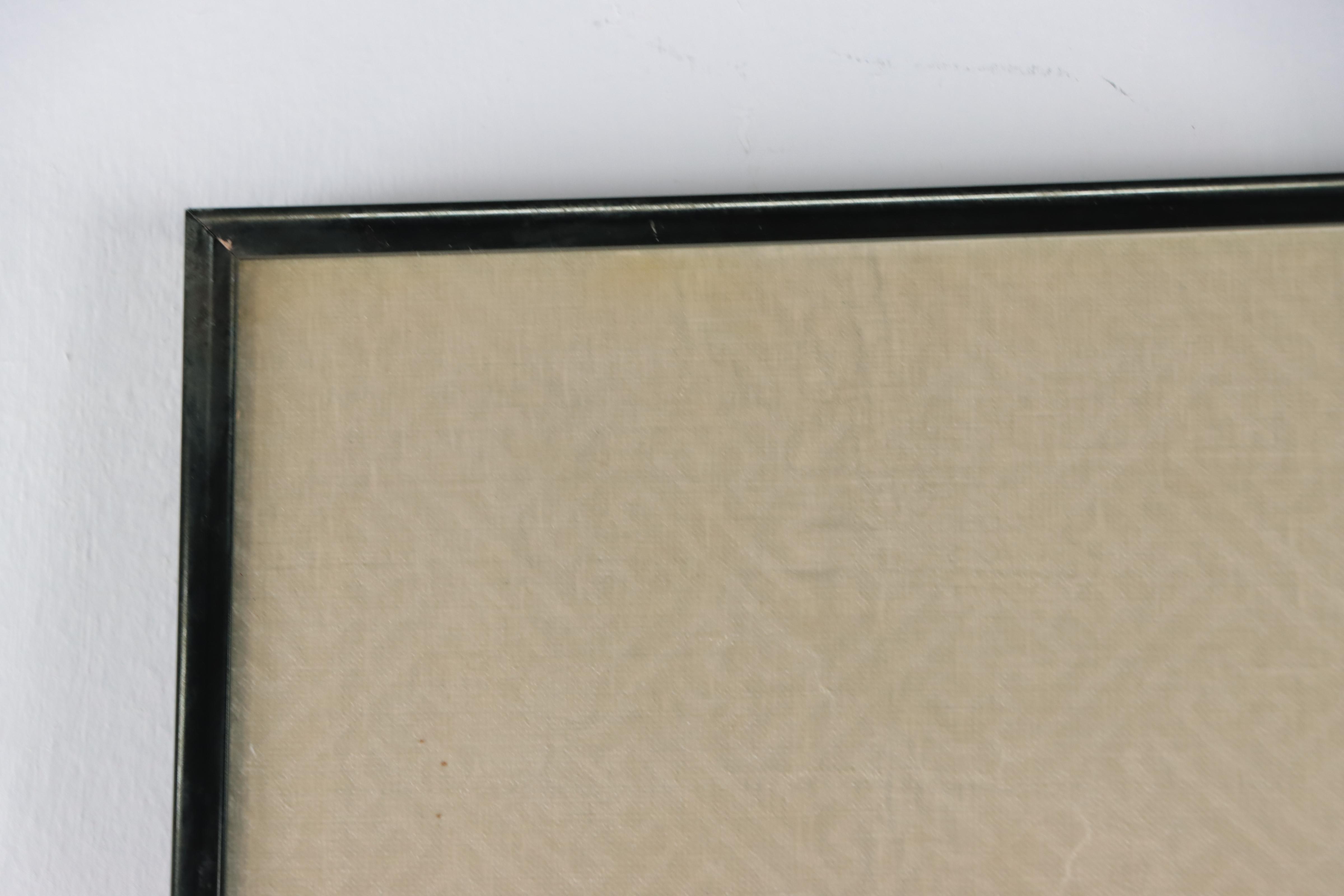 Japanese Landscape Ink and Watercolor Painting