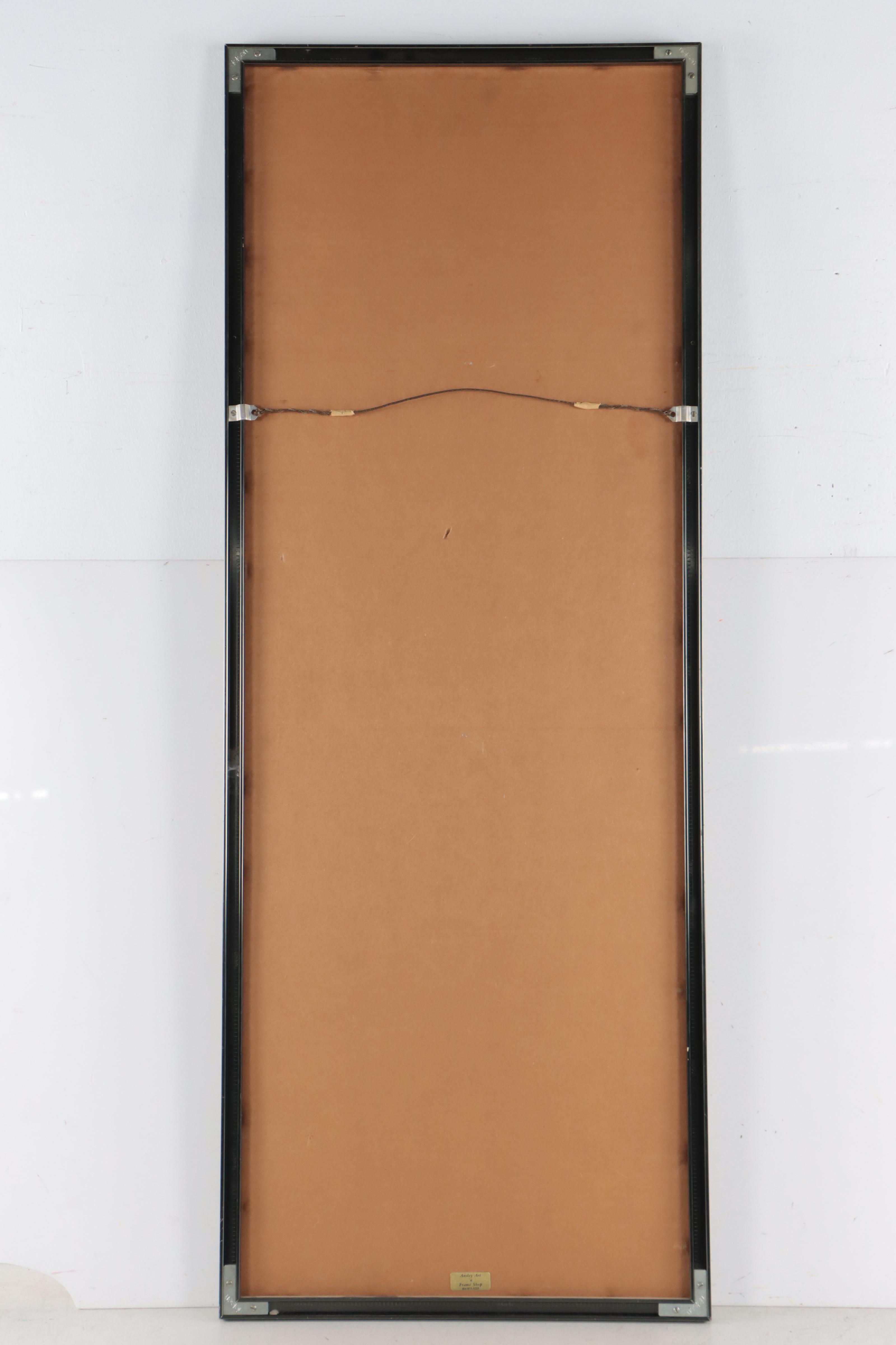 Japanese Landscape Ink and Watercolor Painting