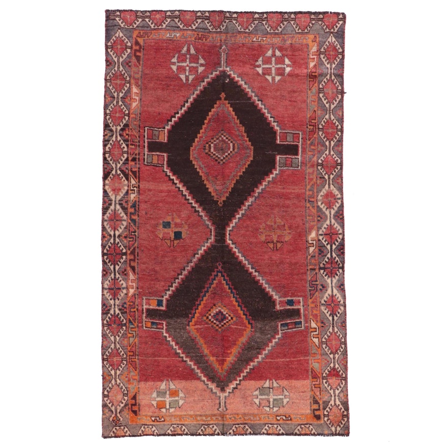 4'4 x 7'7 Hand-Knotted Persian Shiraz Area Rug