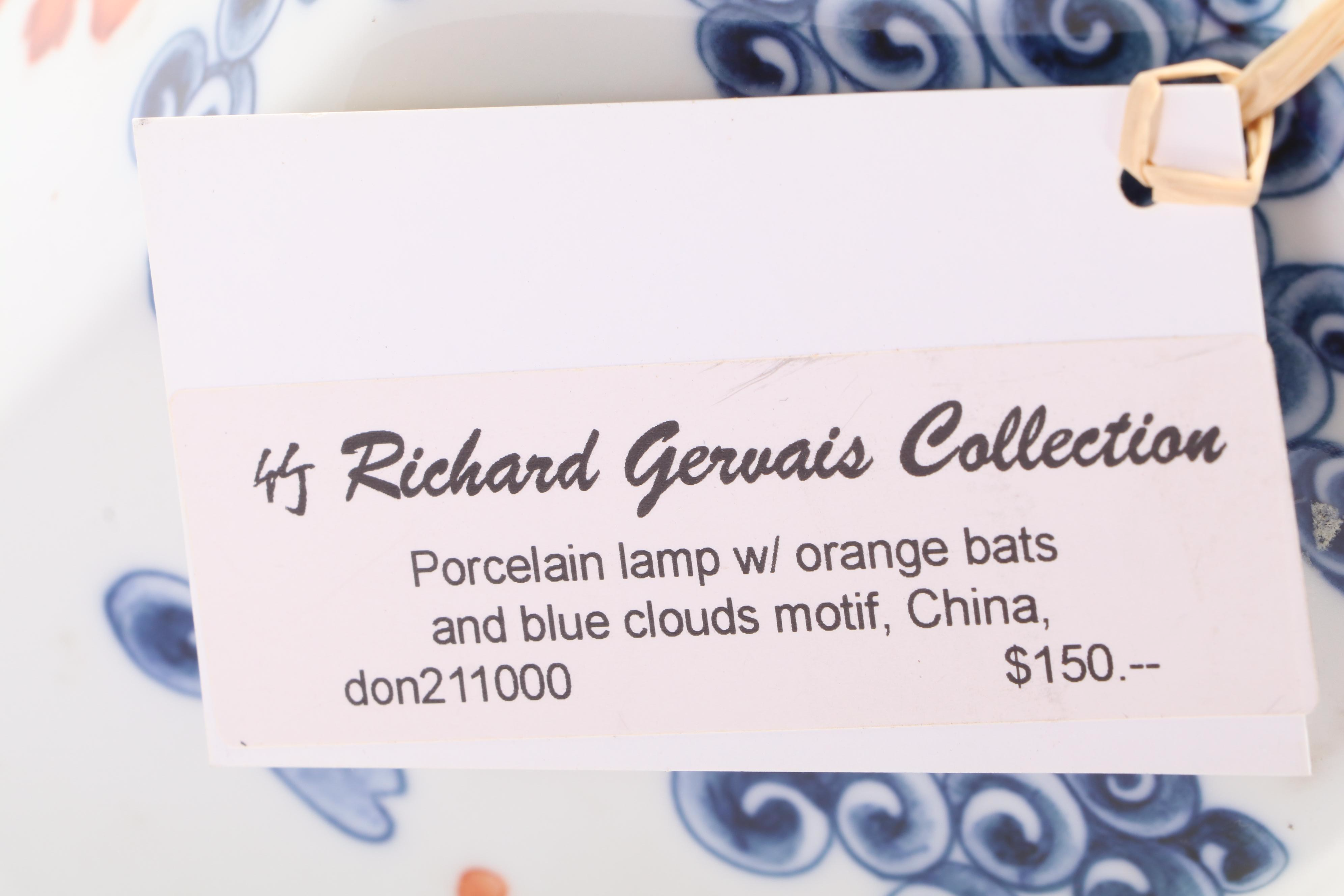 Chinese Porcelain Tea Canister Style Table Lamp