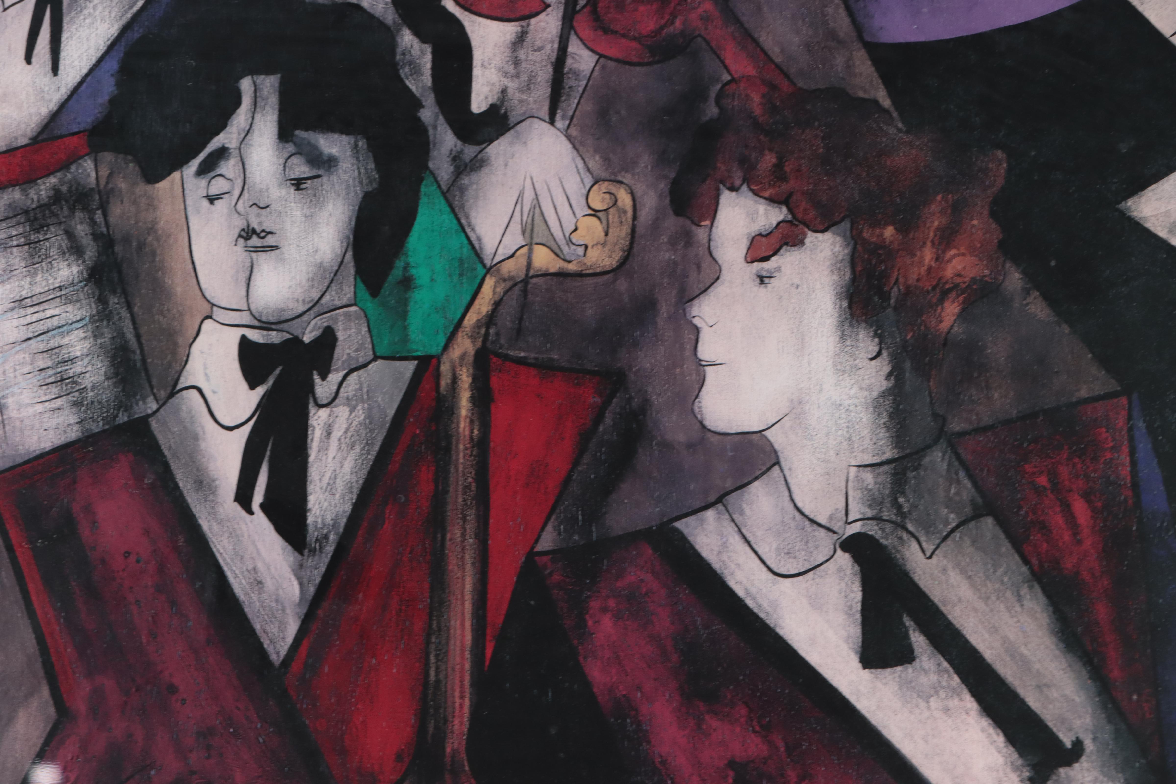 Offset Lithograph After Linda Le Kinff of Musicians, 21st Century