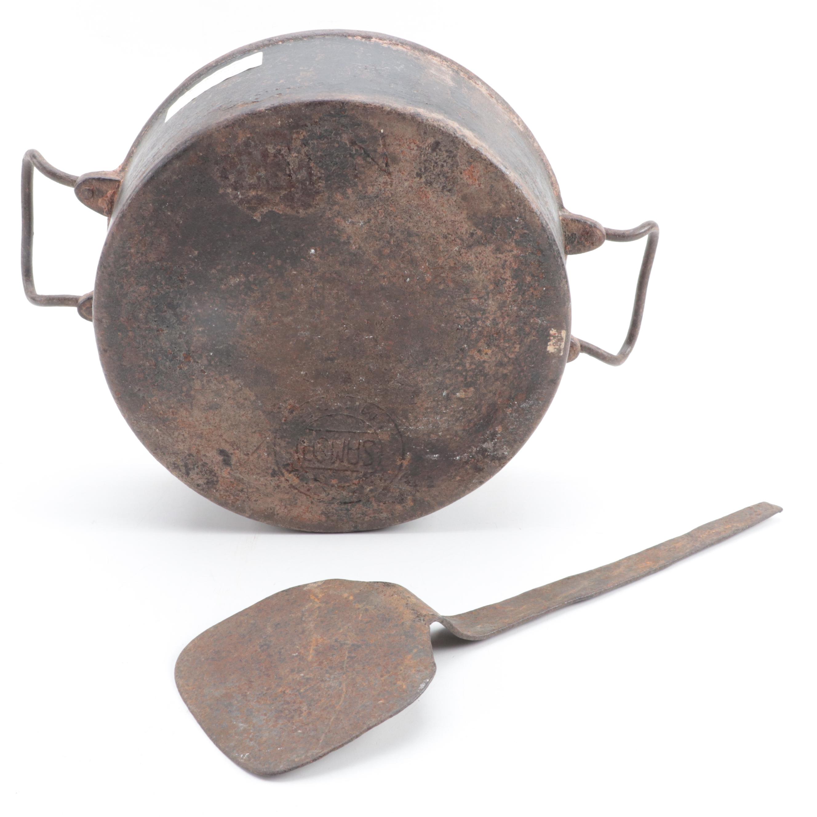 Brazilian Cast Iron Pot and Korean Cooking Utensil