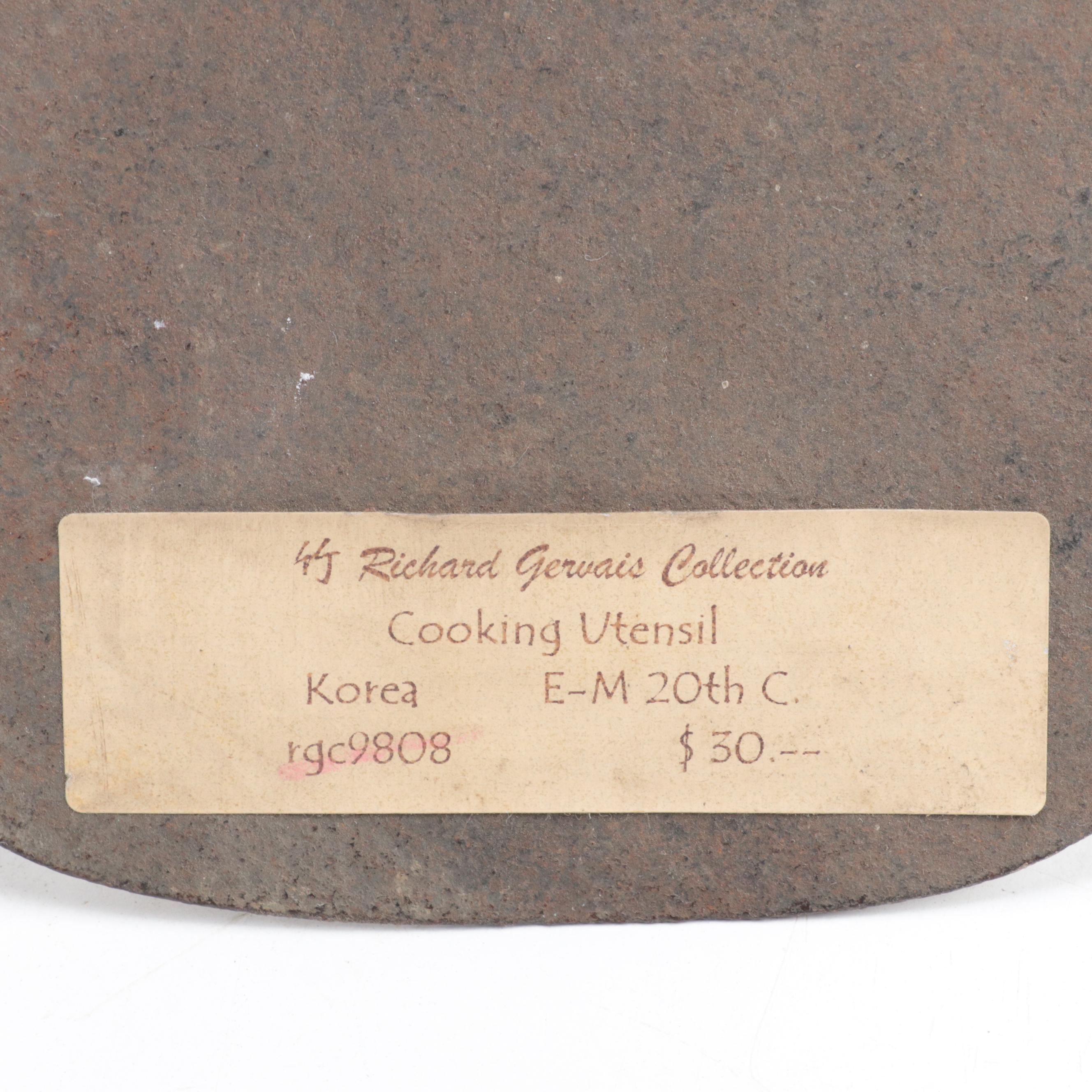 Brazilian Cast Iron Pot and Korean Cooking Utensil