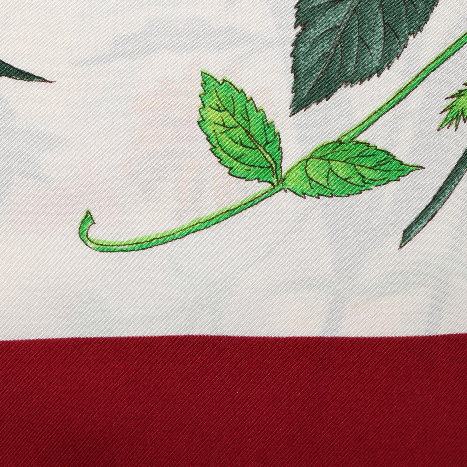 Gucci Flora and Insect Botanical Print Silk Twill Scarf