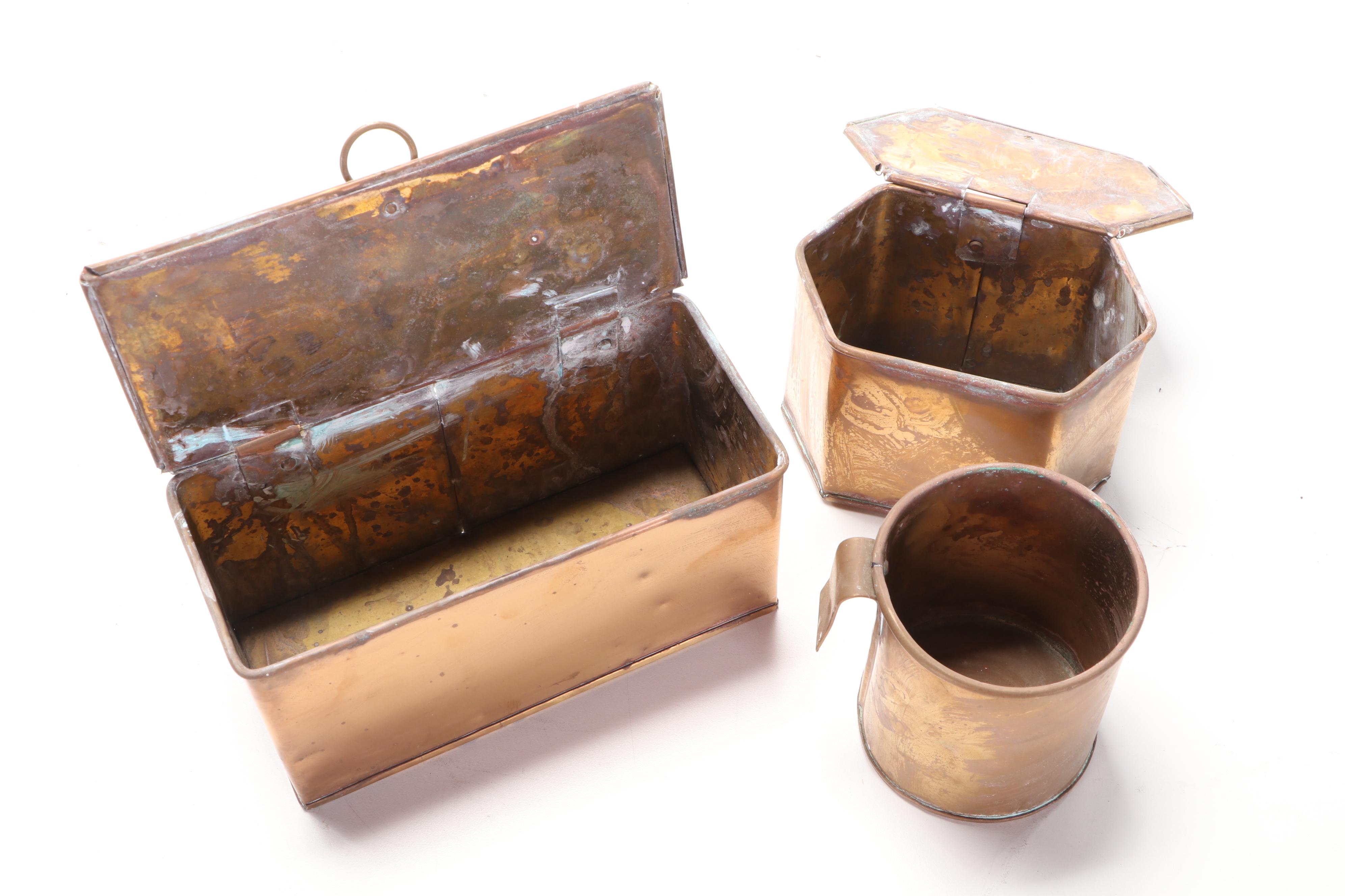 Thai Brass Street Vendor Noodle Cart with Attachable Accessories