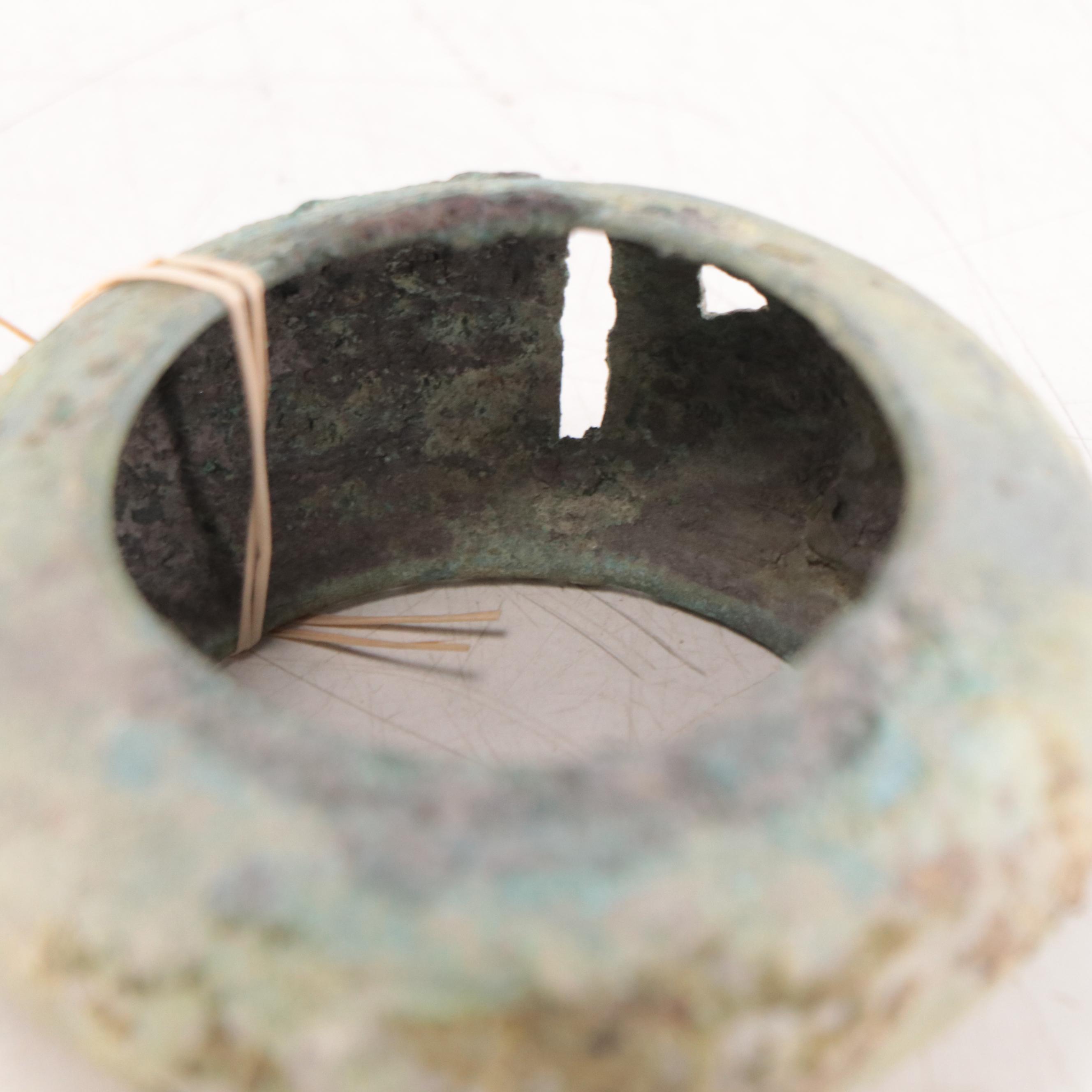 Excavated Thai Bronze Child's Bracelet