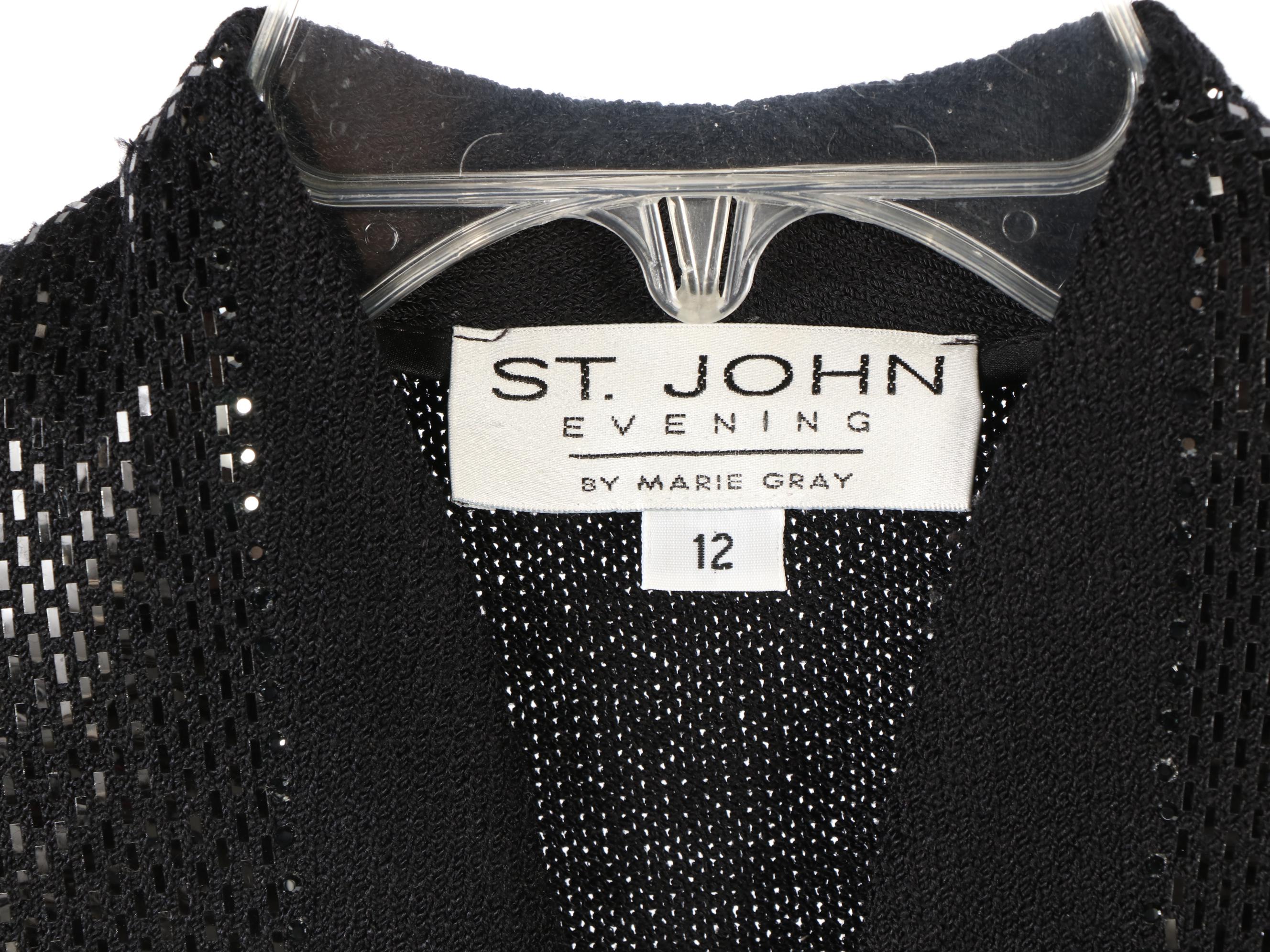 St. John Evening by Marie Gray Embellished Knit Top and Jackets