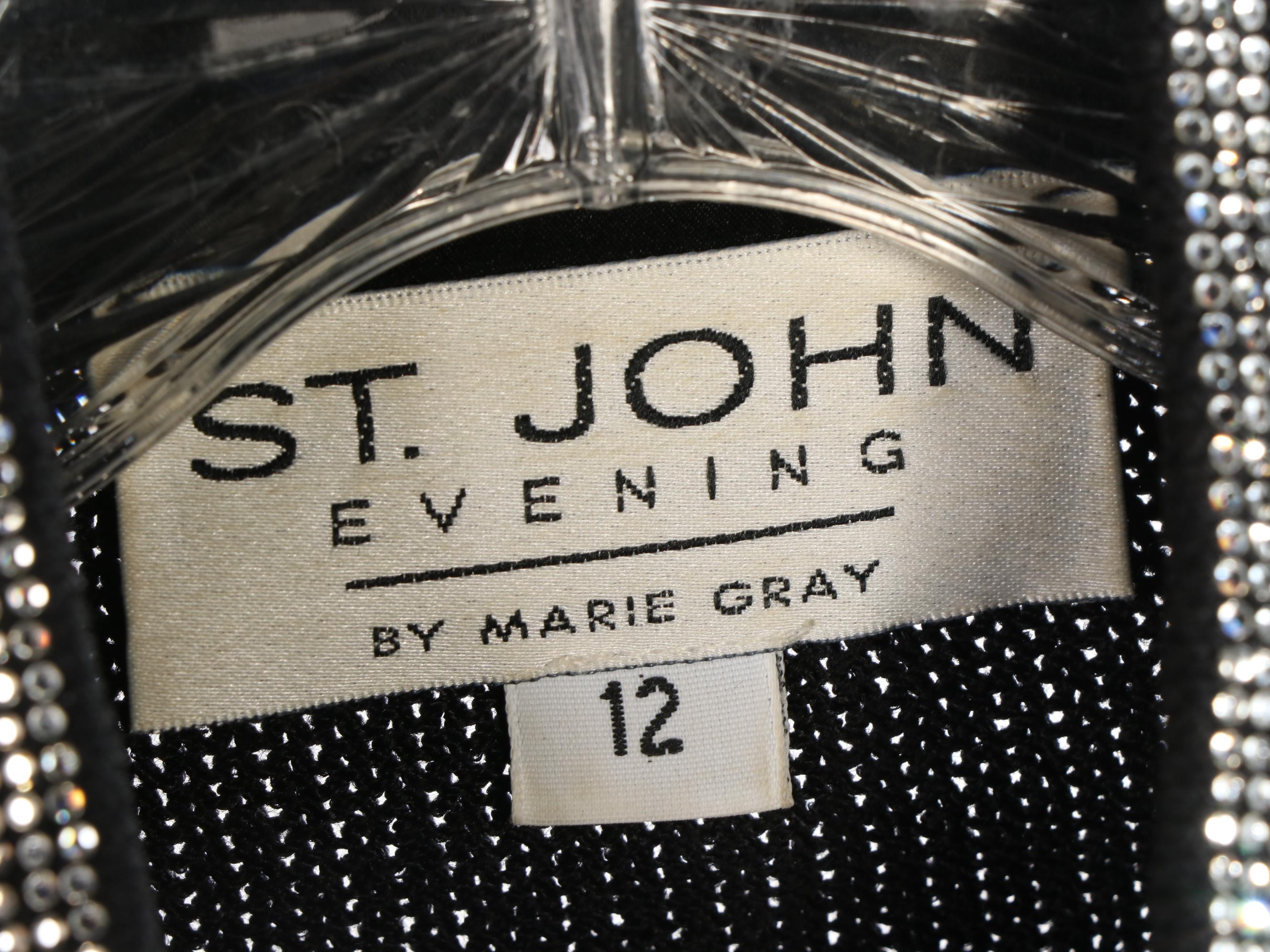 St. John Evening by Marie Gray Embellished Knit Top and Jackets