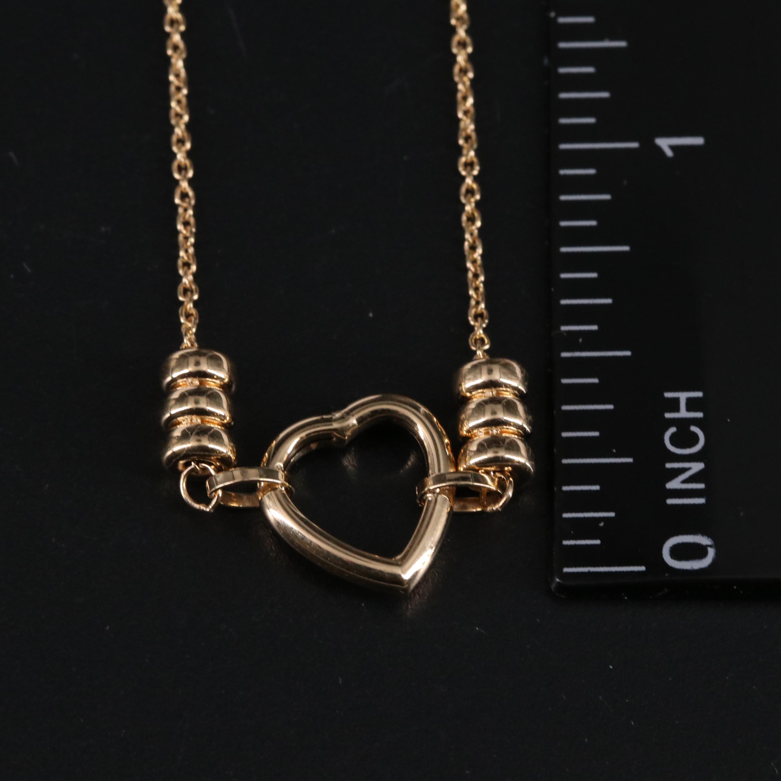 14K Heart Bracelet