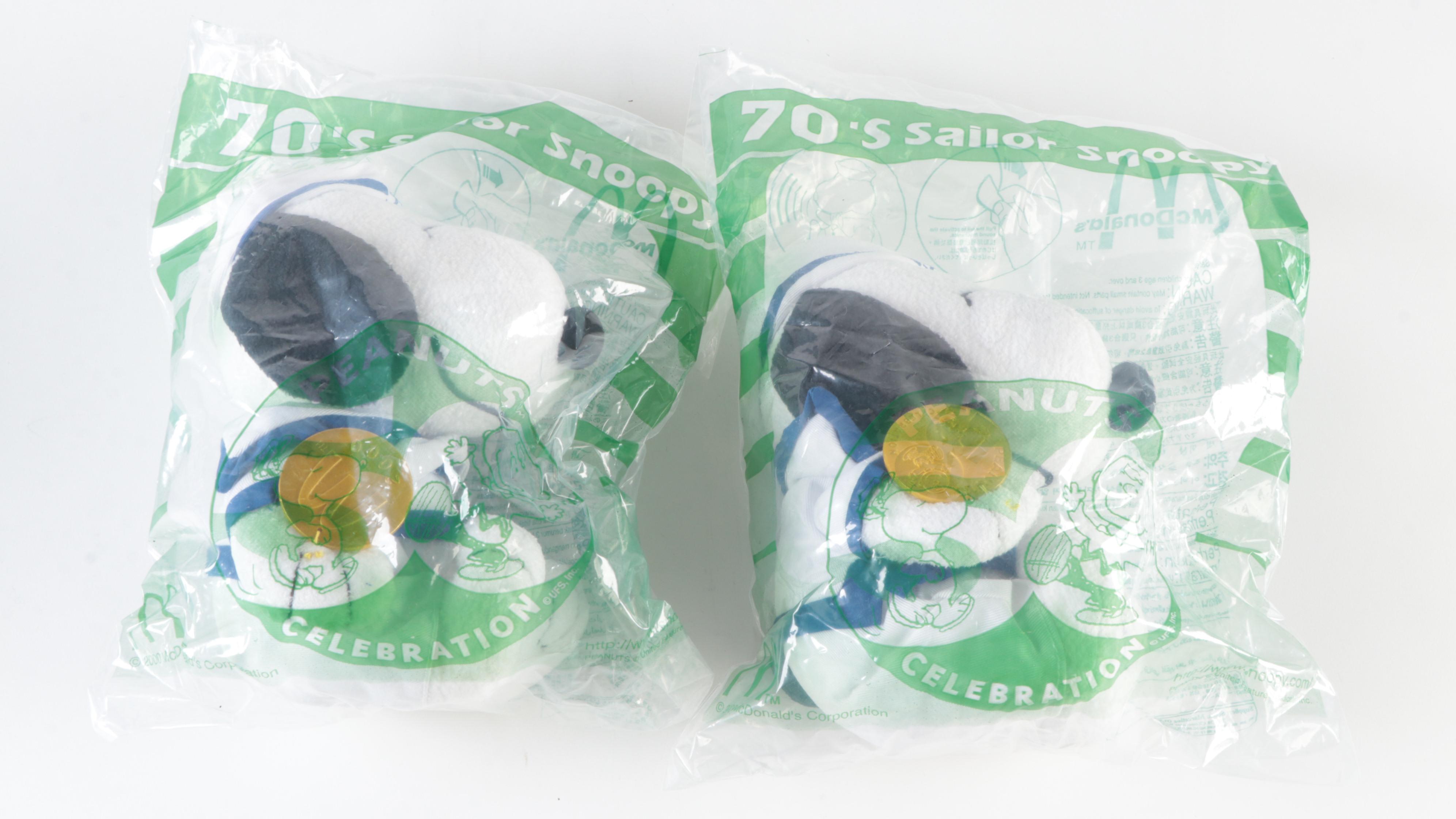 Snoopy Happy Meal, The Many Lives of Snoopy Plush Toy Selection