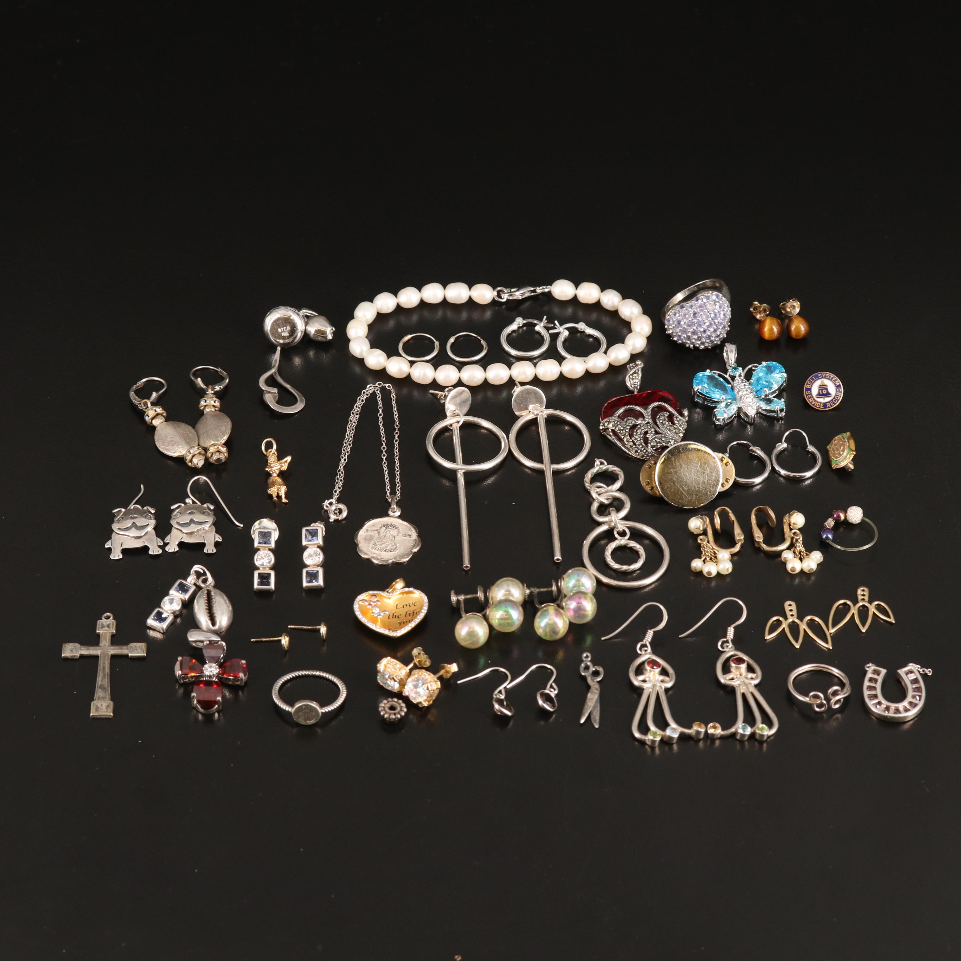 Pearl, Tanzanite, Tiger's Eye and Sterling Featured in Jewelry Collection