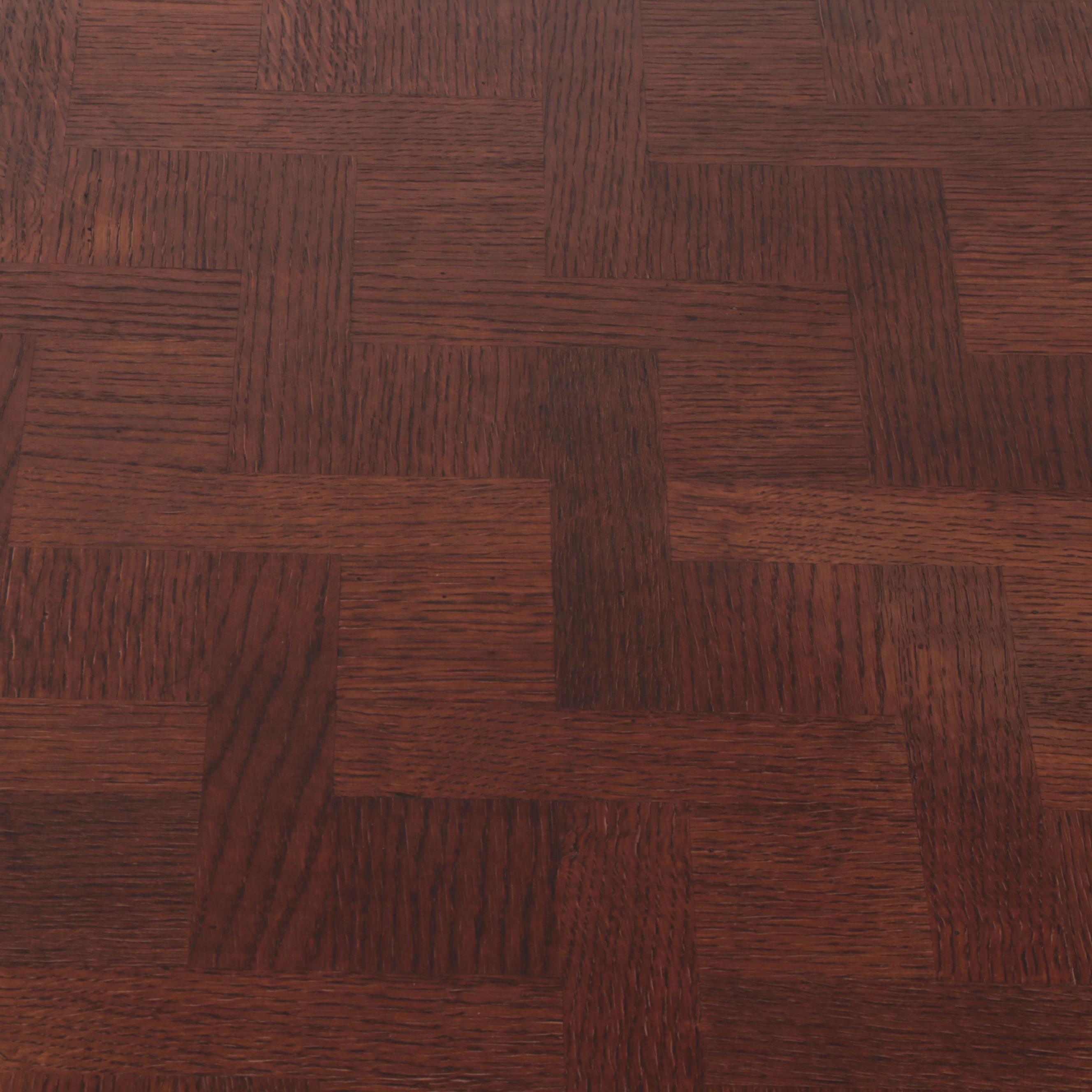 Seven-Piece French Provincial Style Oak and Walnut Dining Set, 20th Century