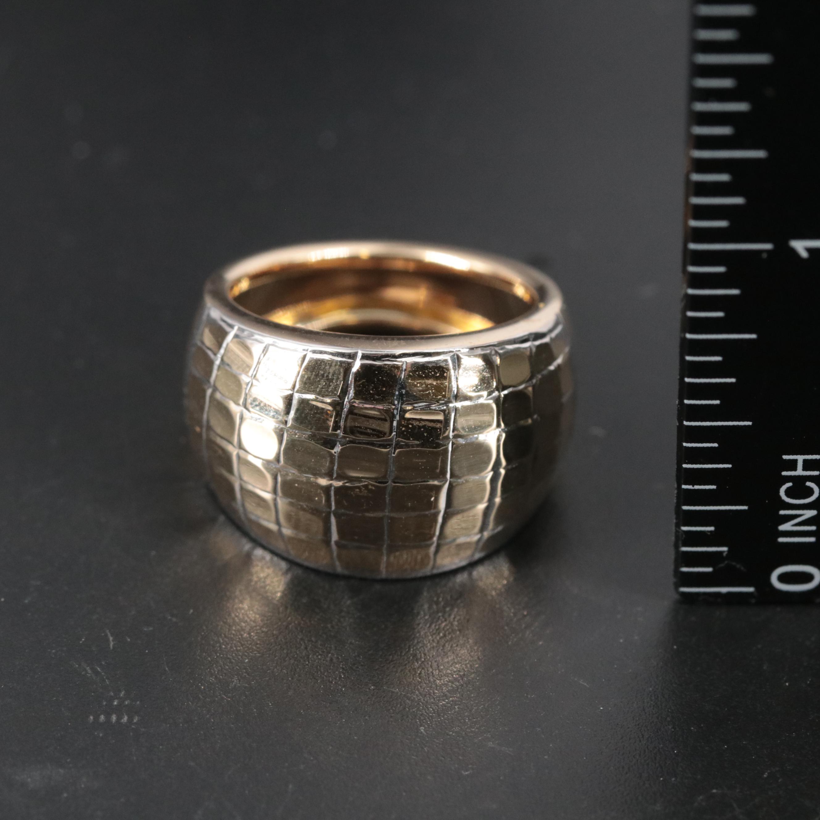 14K Reflective Ring