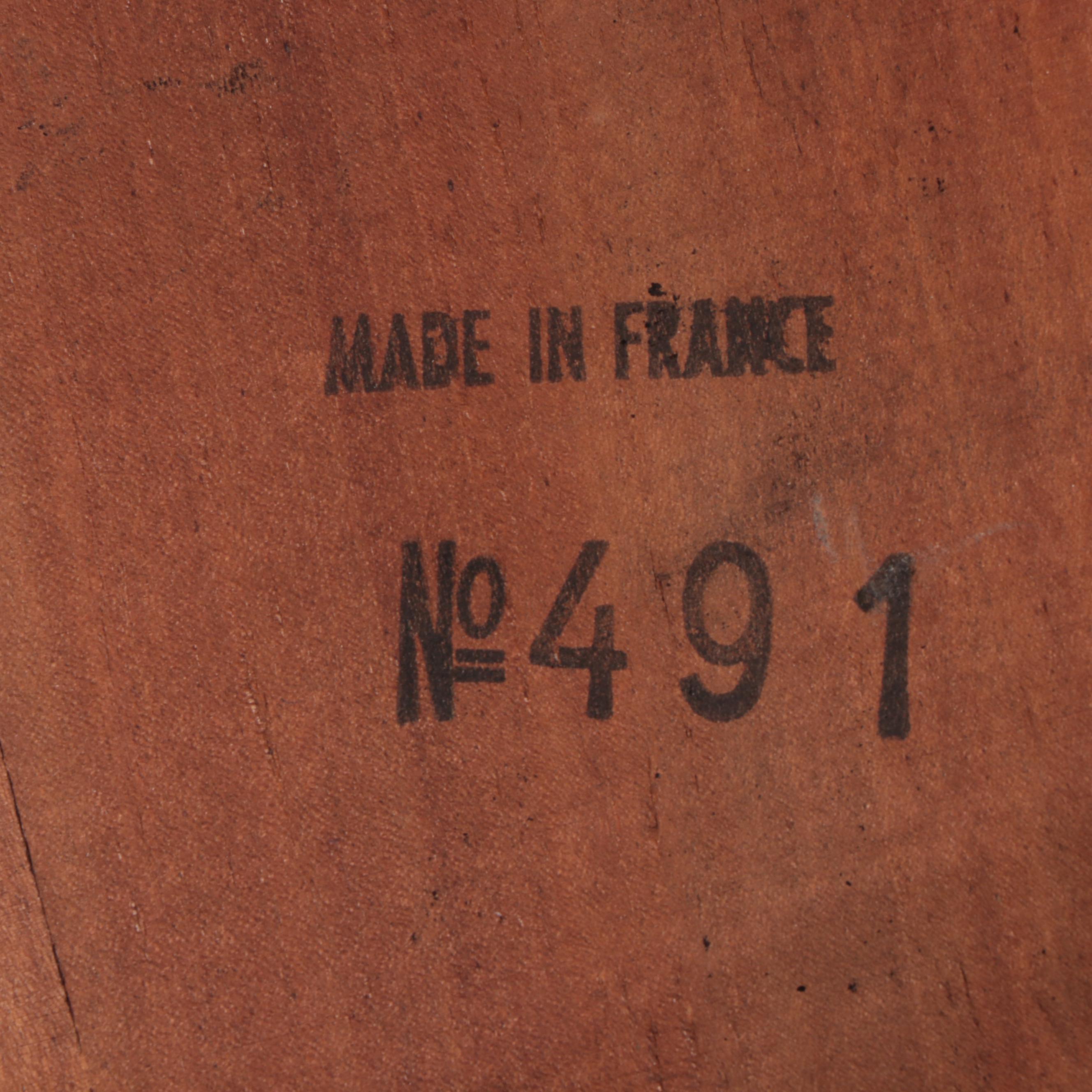 Seven-Piece French Provincial Style Oak and Walnut Dining Set, 20th Century