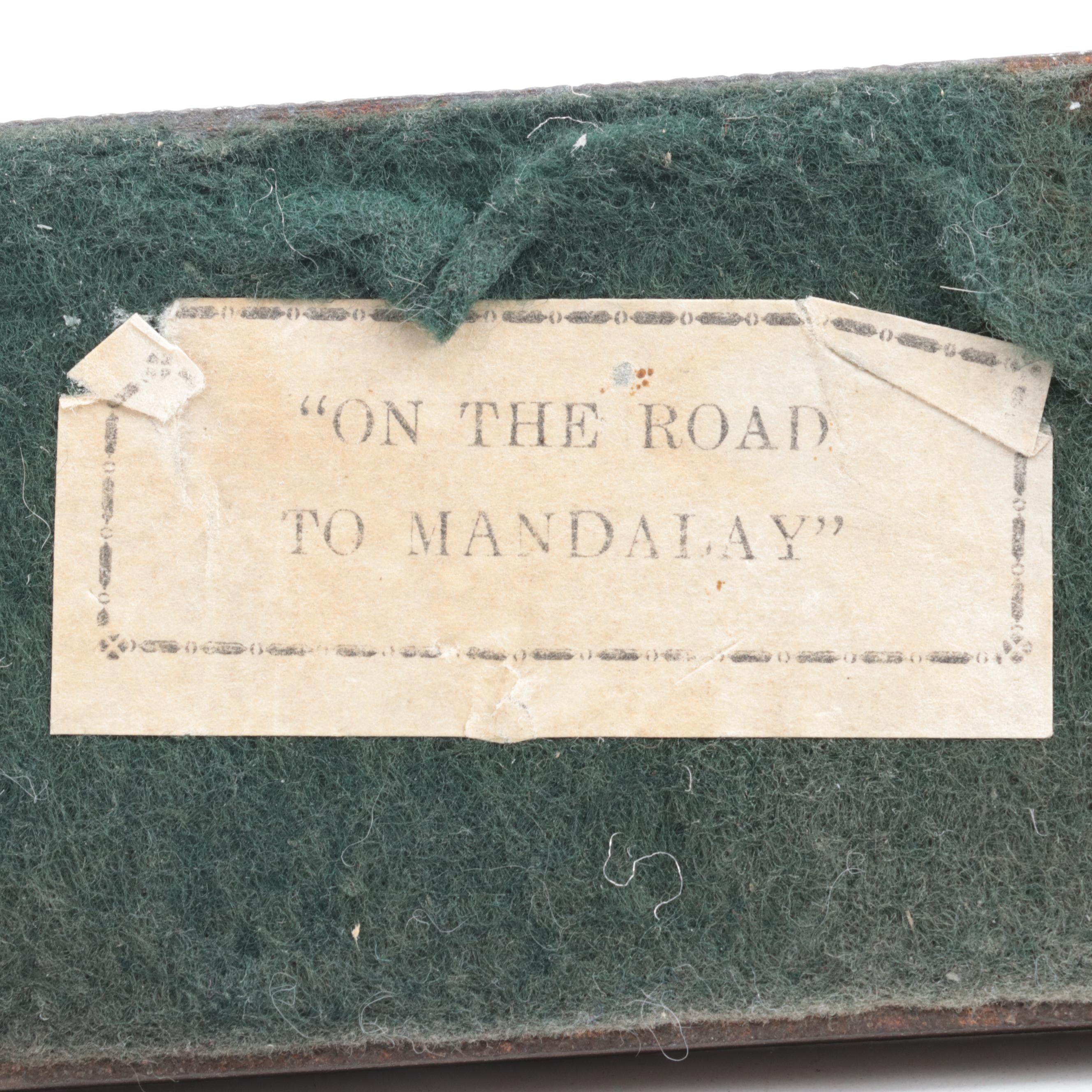 Bradley & Hubbard "On the Road to Mandalay" Cast Iron Maritime Bookends