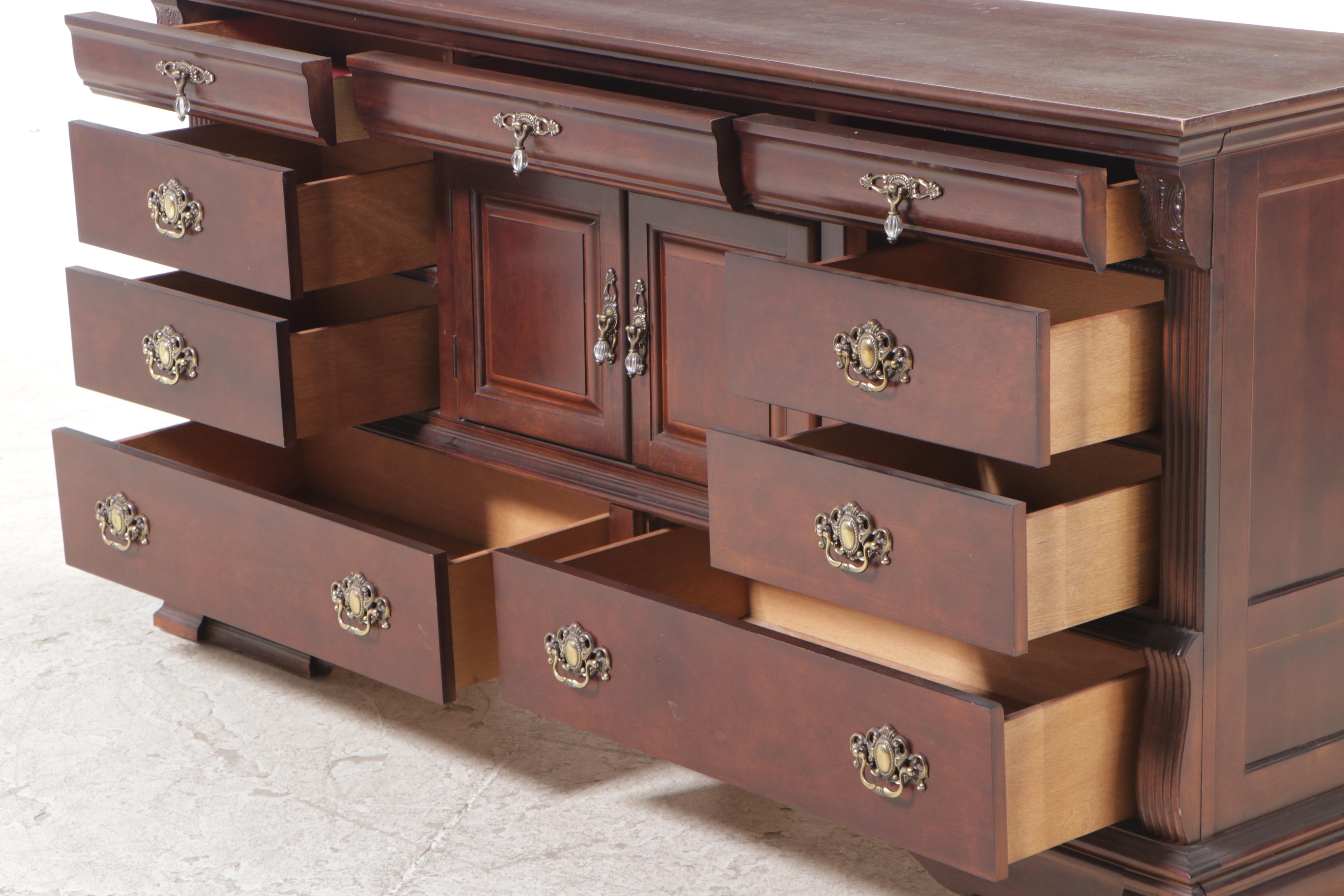 Federal Style Cherrywood Eleven-Drawer Chest