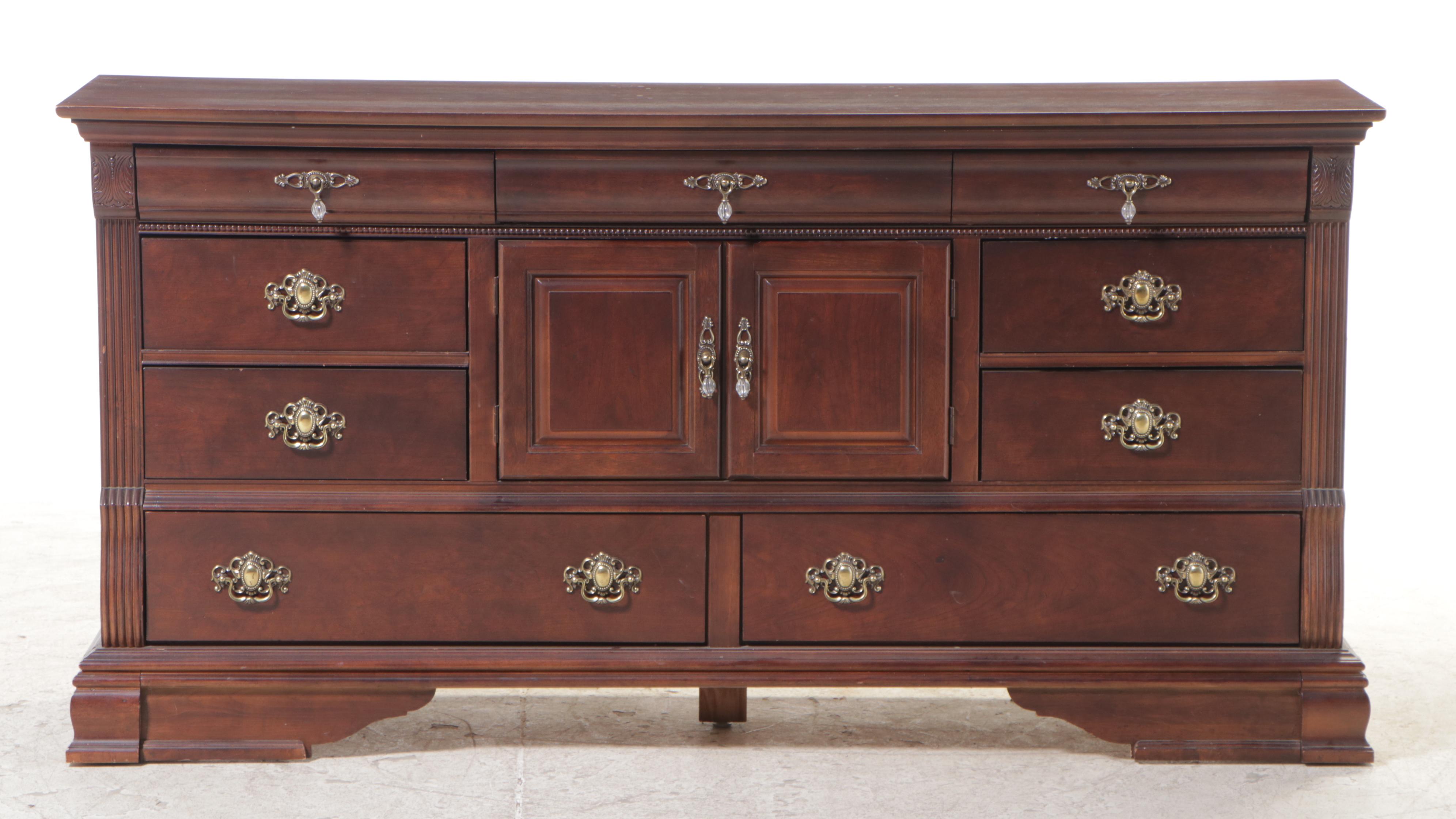 Federal Style Cherrywood Eleven-Drawer Chest