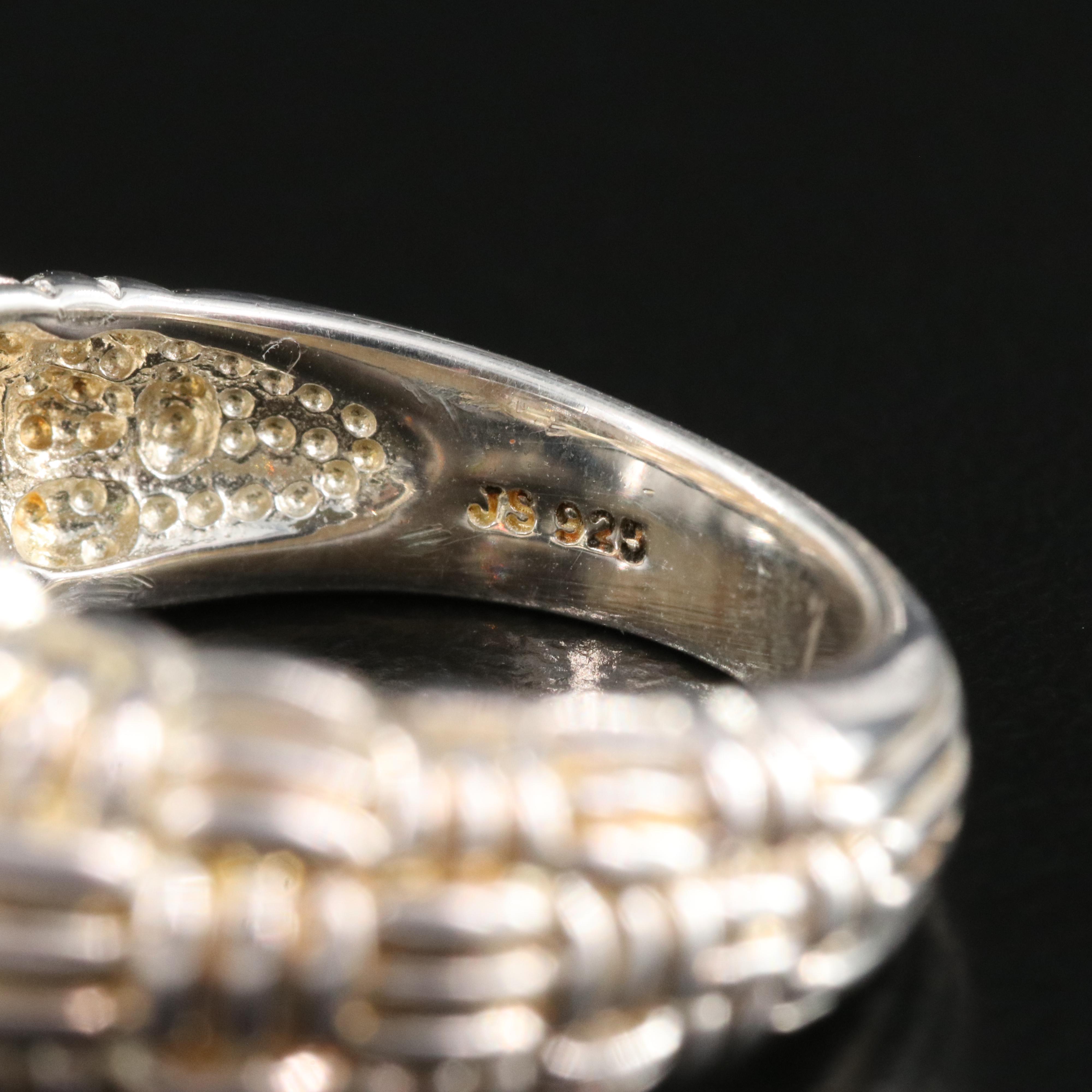 Sterling Rings Including Smoky Quartz, Peridot and Tanzanite