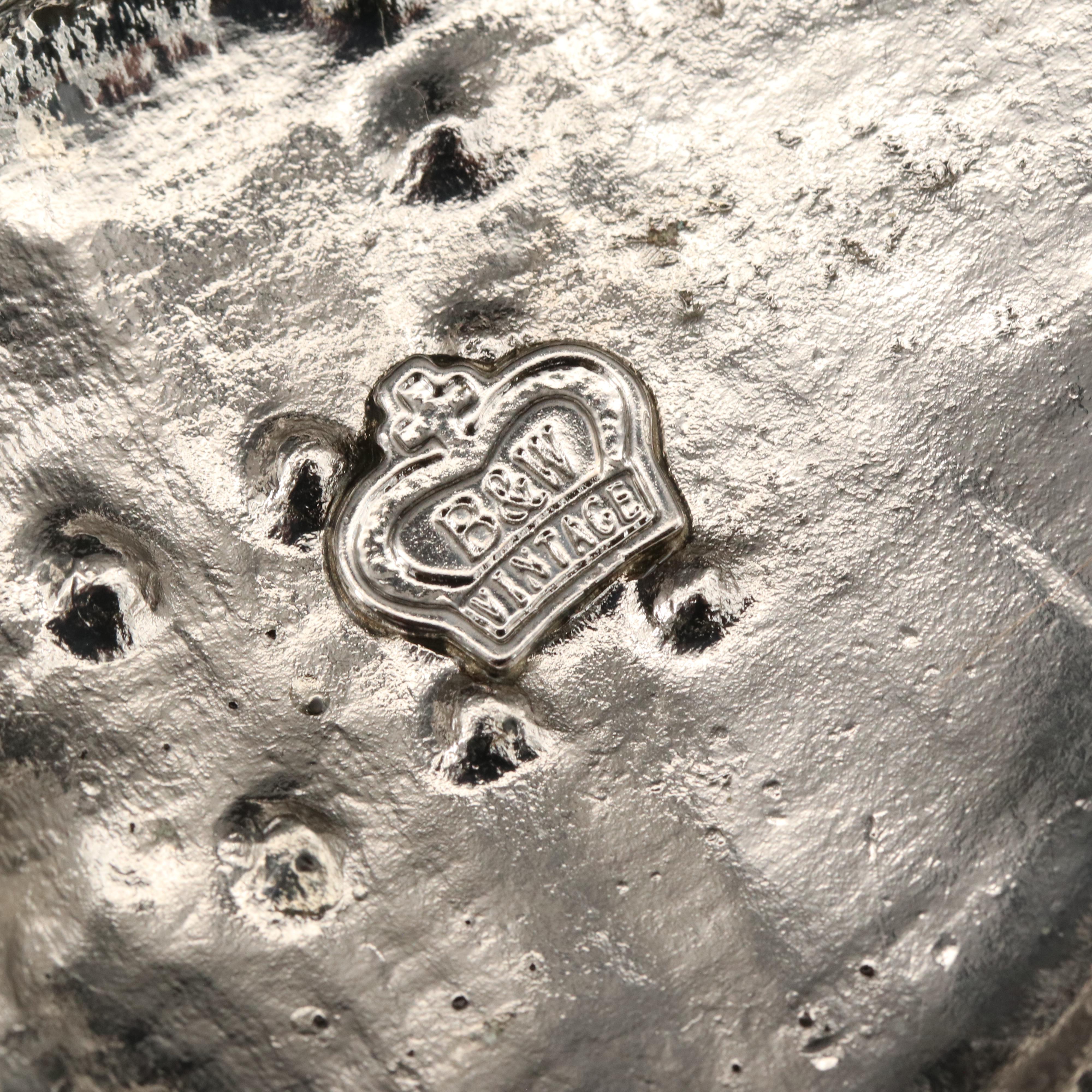 Butler and Wilson Rhinestone Lips and Hand Brooches