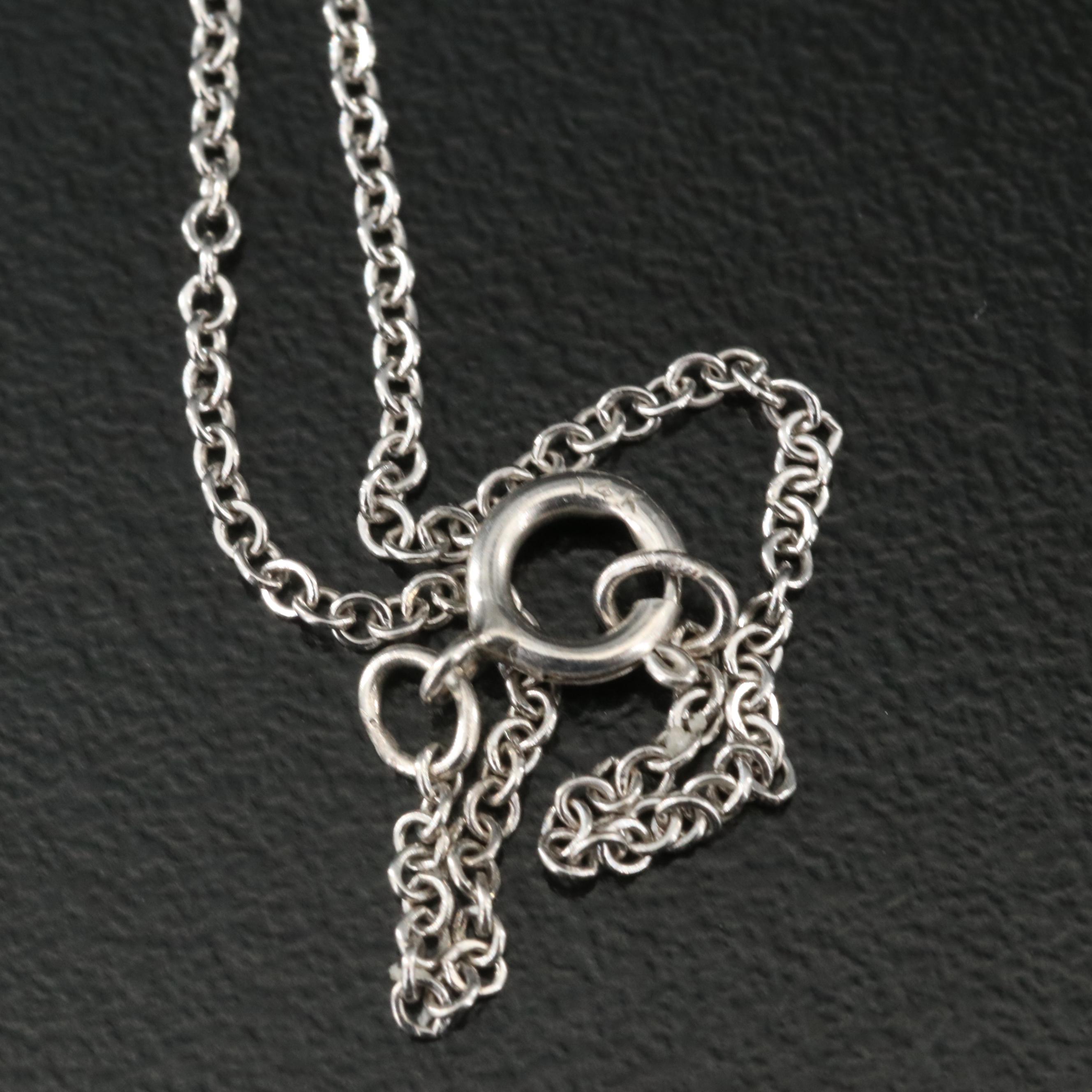 14K Pearl and Diamond Pendant Necklace