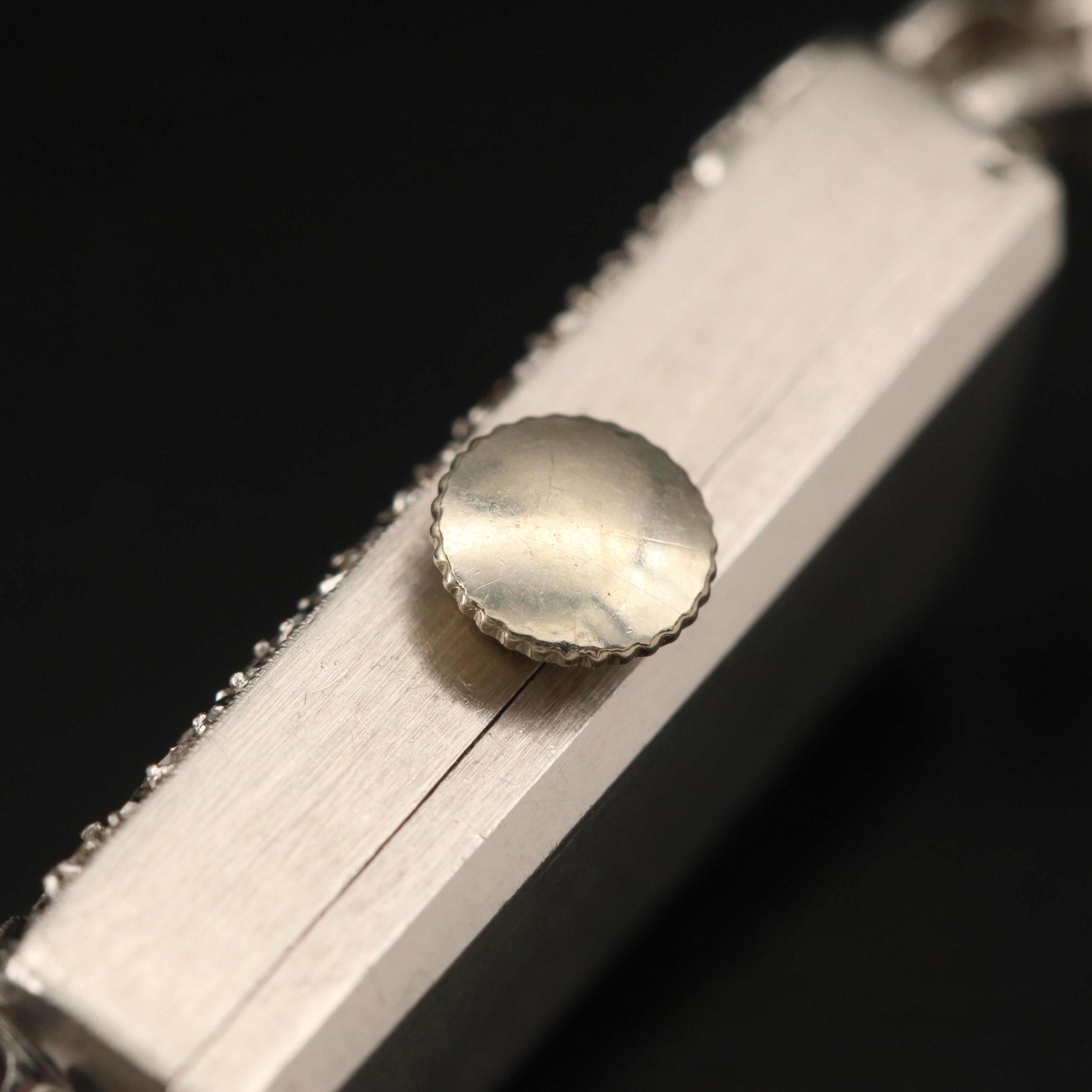 Vintage Platinum and Diamond Hand Wind Watch