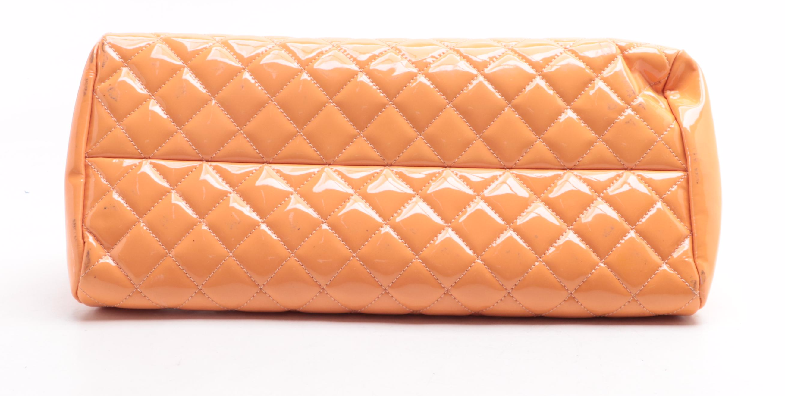 Chanel Just Mademoiselle Medium Bag in Quilted Patent Leather