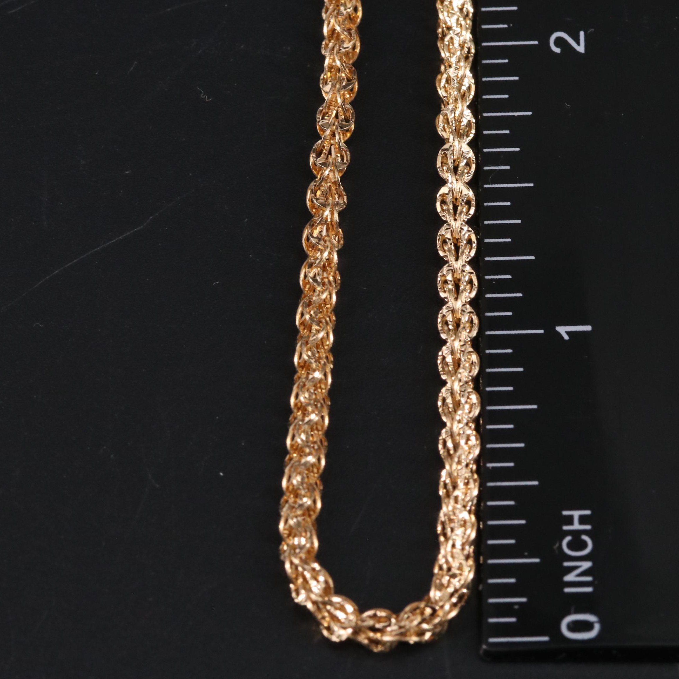 14K Rope Bracelet