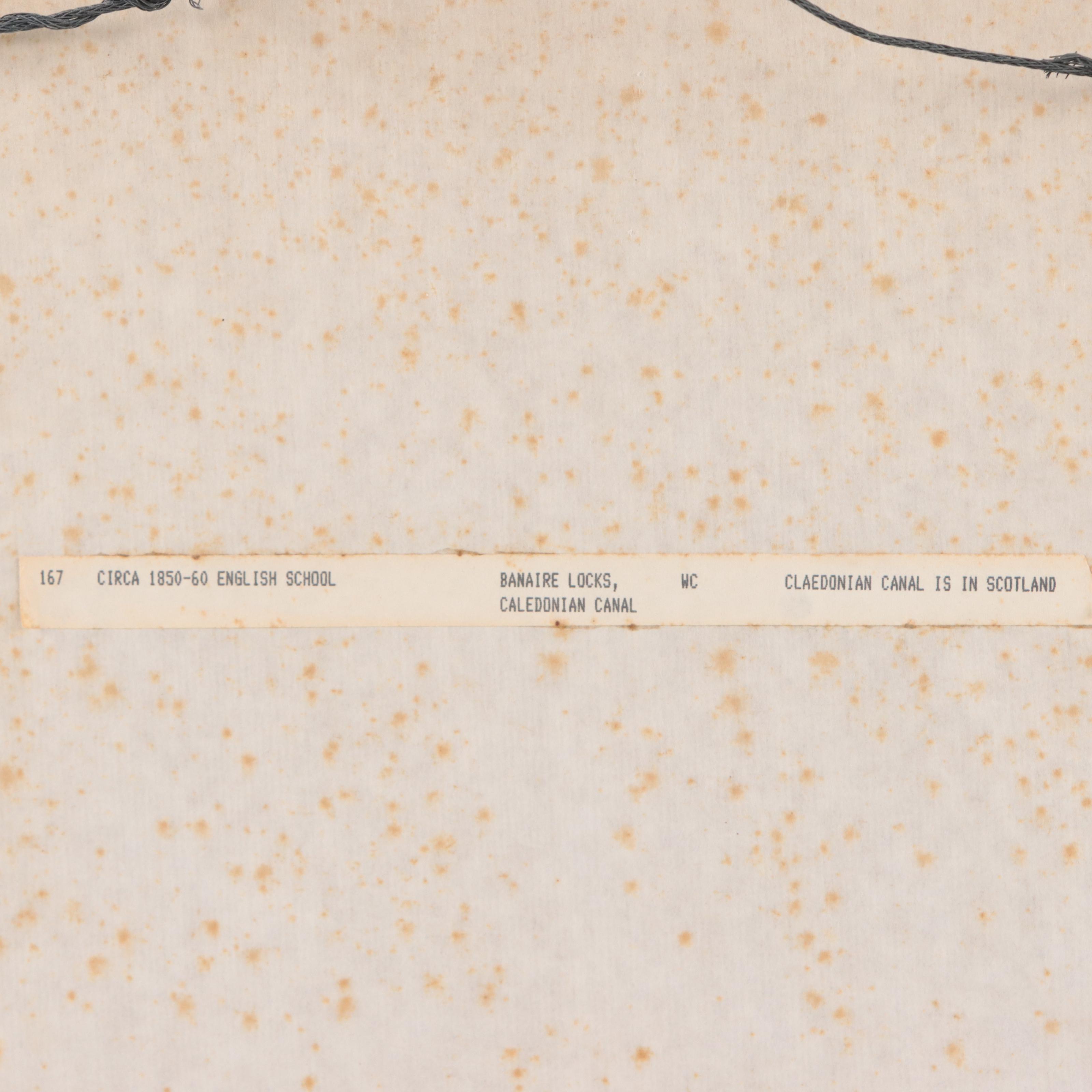 English School Landscape Watercolor Painting of Scotland, Circa 1860