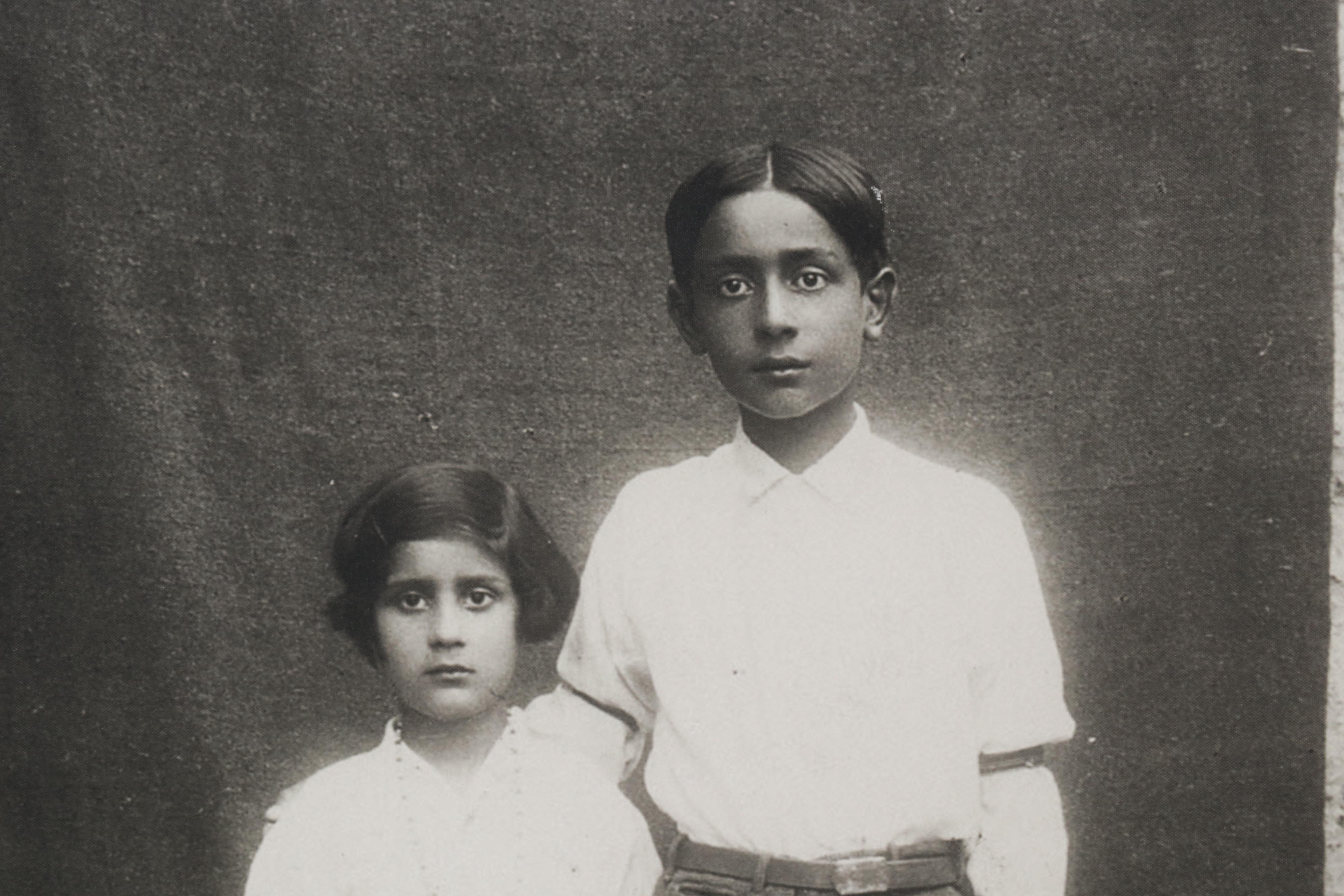 Portrait Giclée of Young Brother and Sister, 21st Century