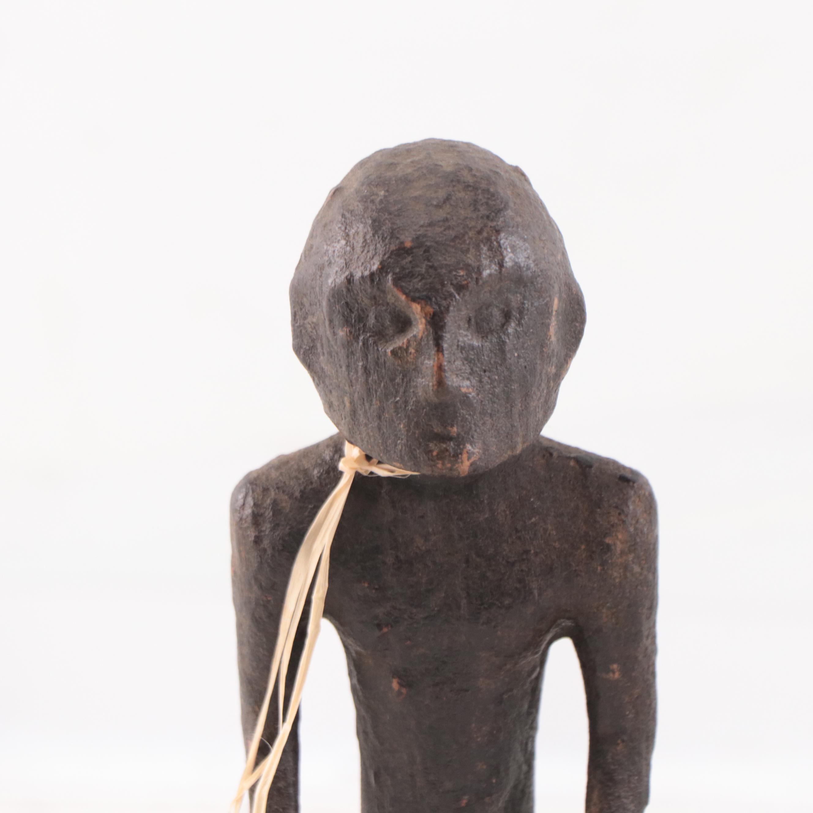 Bontoc Ifugao Carved Wood Bulul Rice Deities, Mid-20th Century