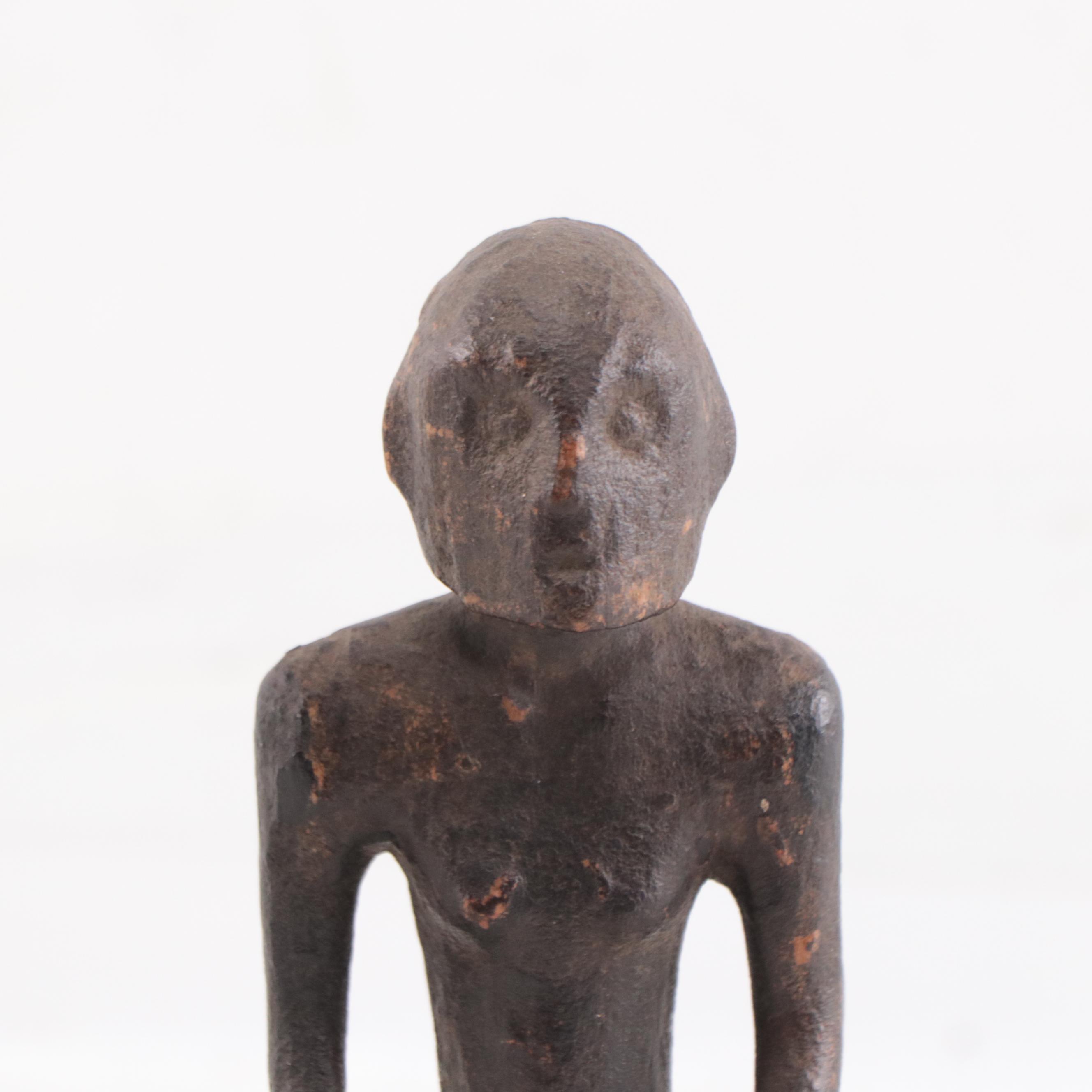 Bontoc Ifugao Carved Wood Bulul Rice Deities, Mid-20th Century